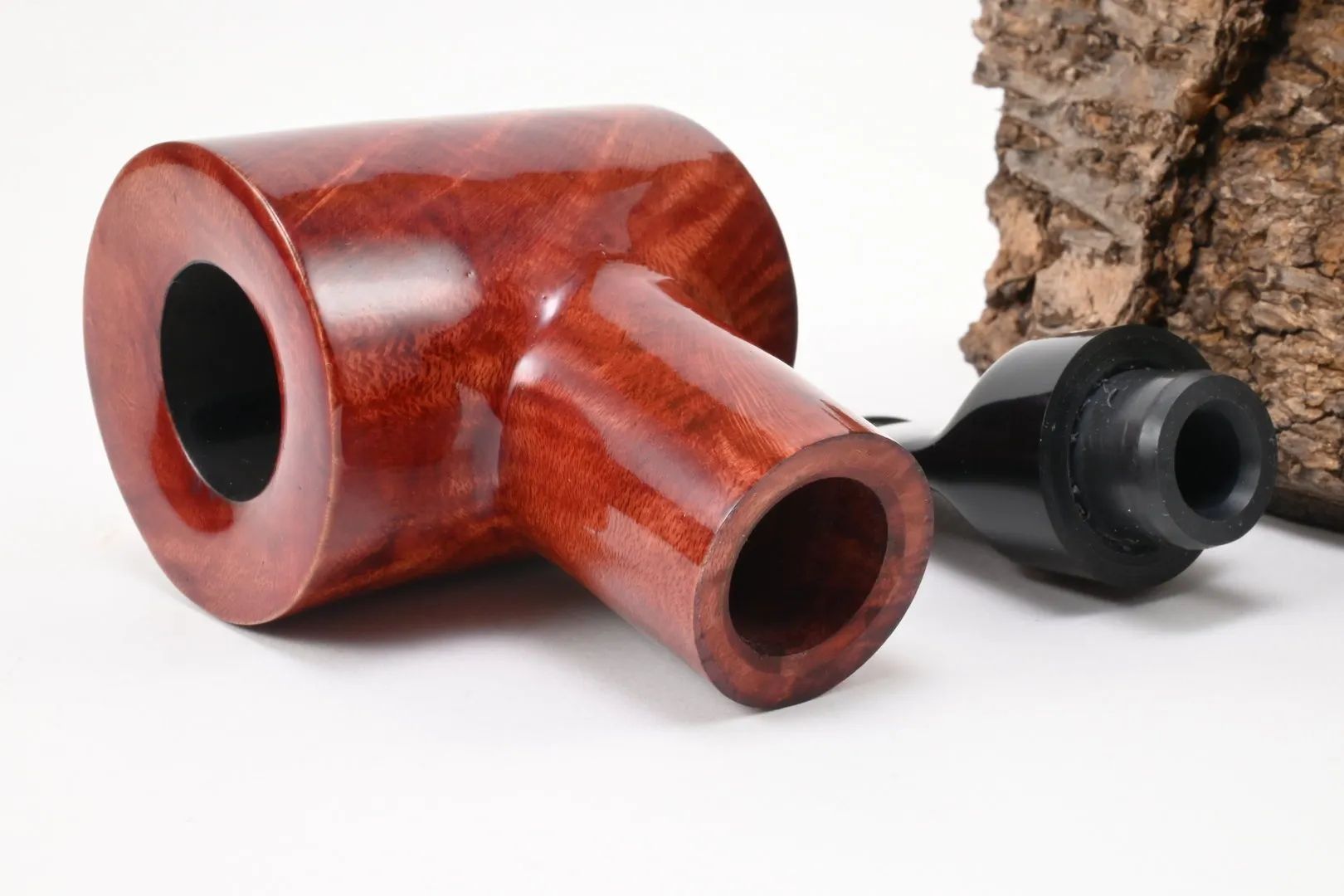 Talamona Reverse Calabash Poker glatt braun – Produktbild 8