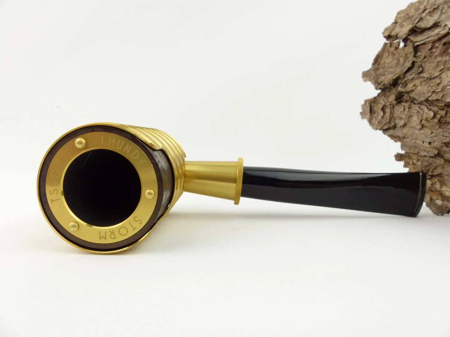 Tsuge Pfeife Thunderstorm gold Filter – Produktbild 8