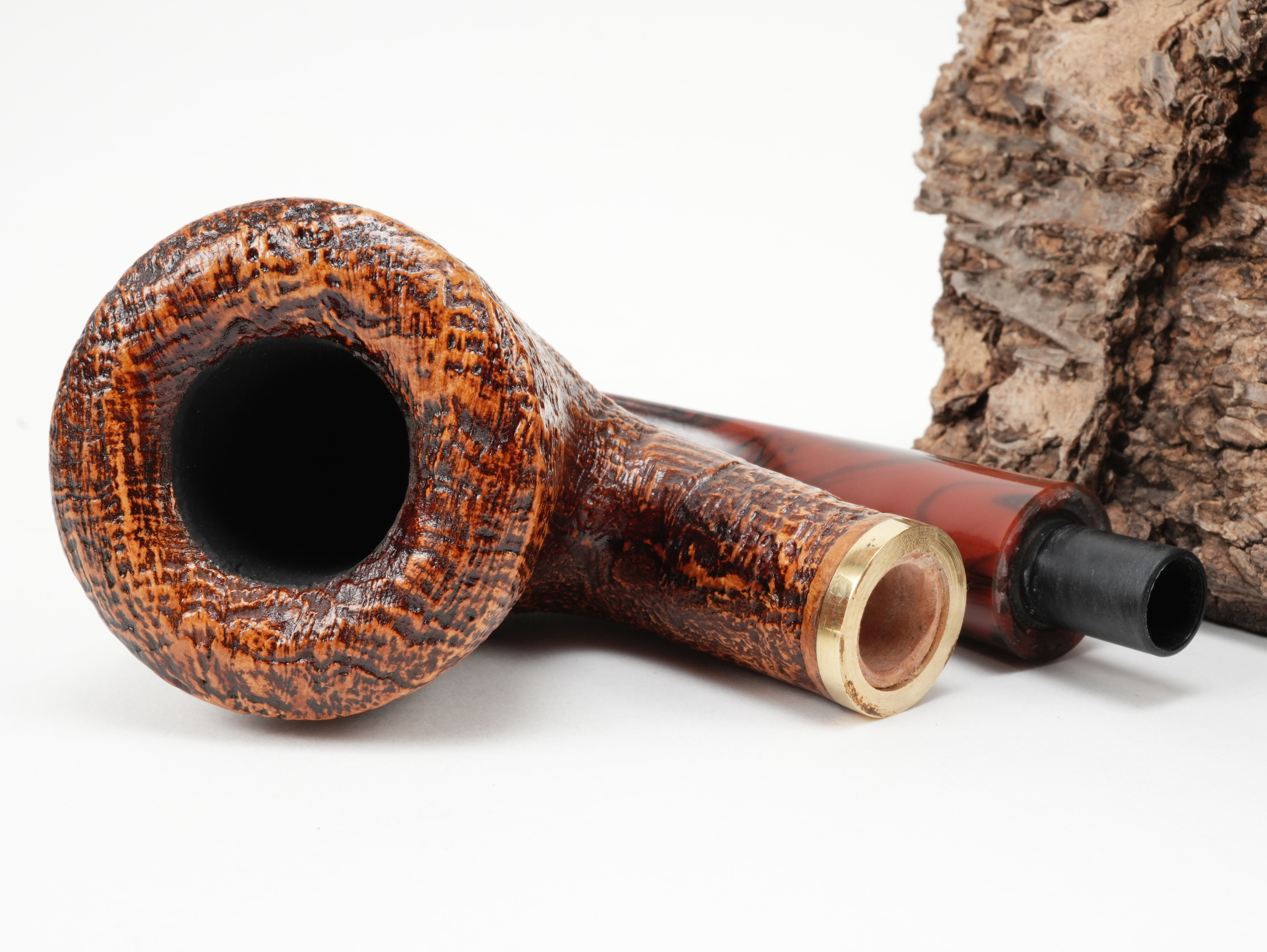 Molina Striato Pfeife sand braun 10