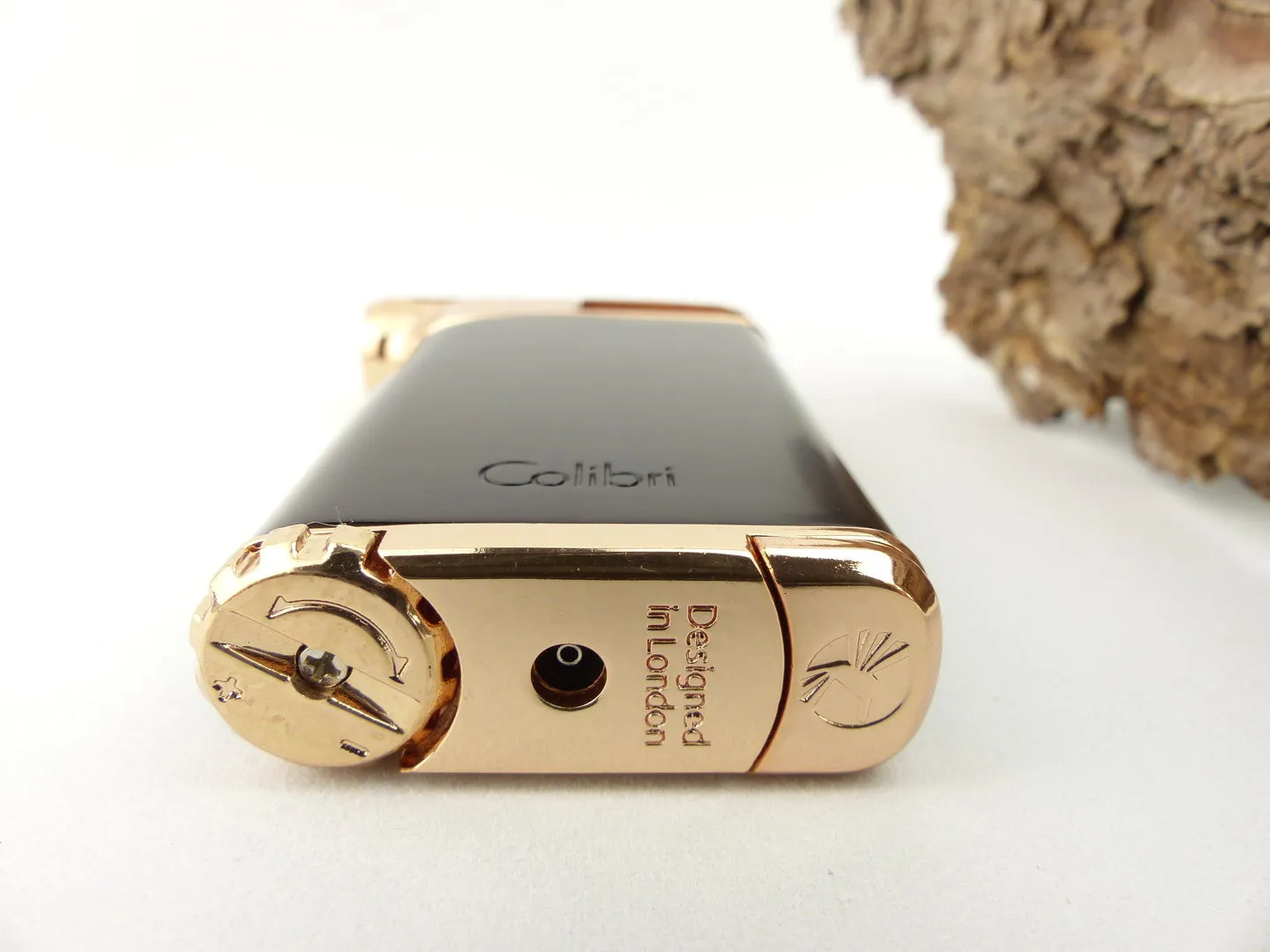 Colibri Pacific Feuerzeug Schwarz Rosegold – Produktbild 5