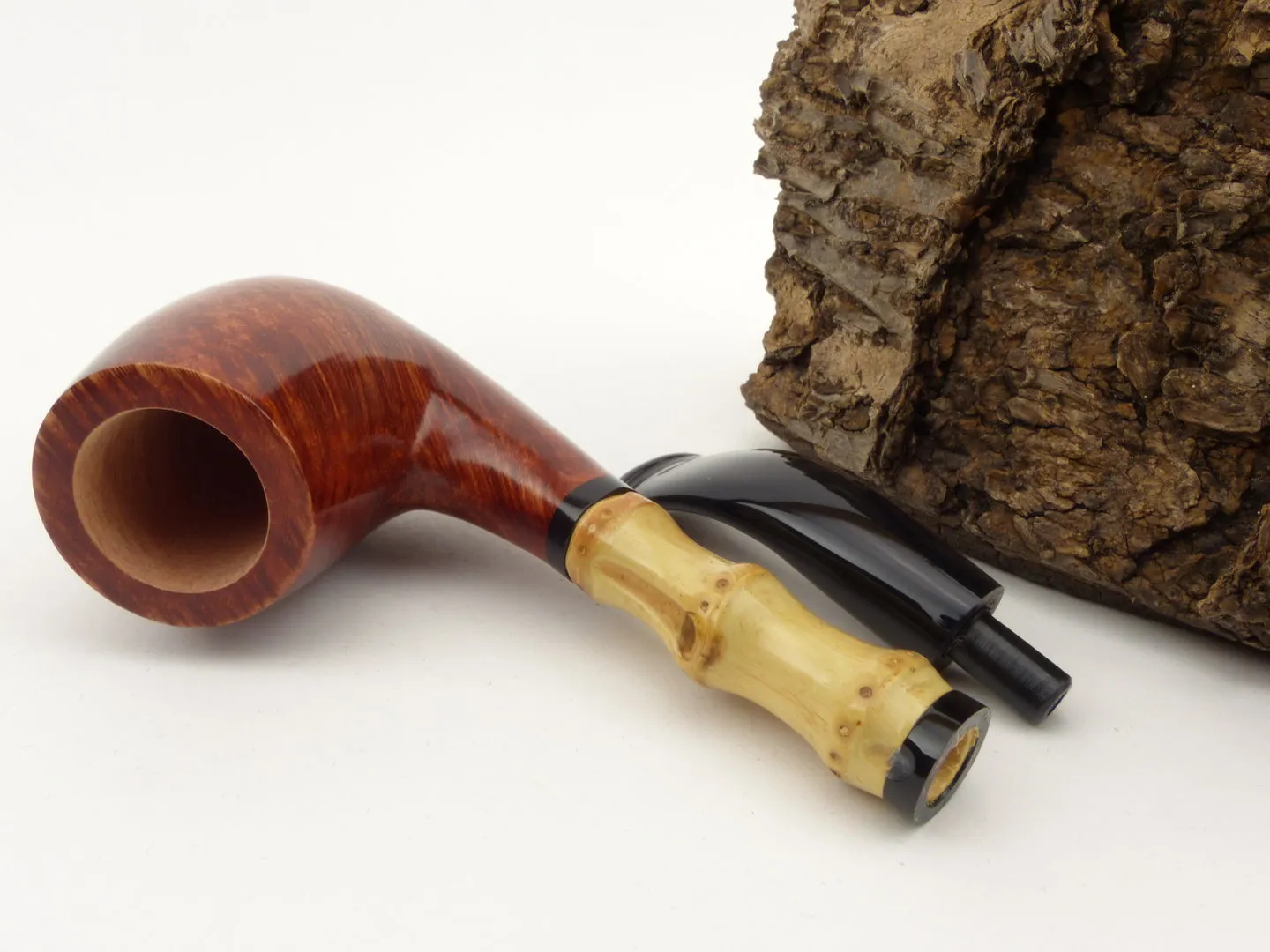 Rattray's Bamboo Pfeife Bent hell – Produktbild 8