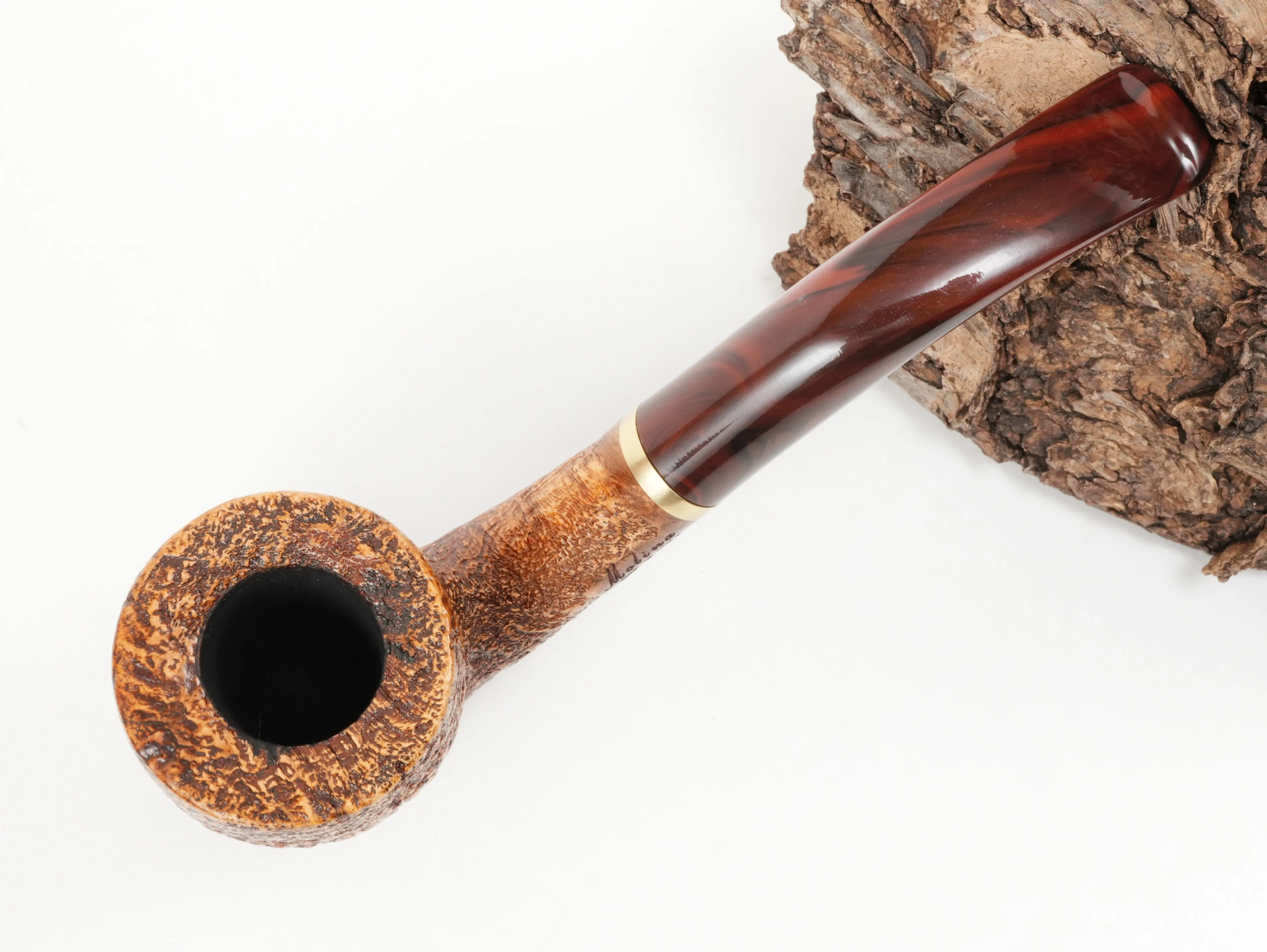 Molina Striato Pfeife sand braun 12 – Produktbild 3