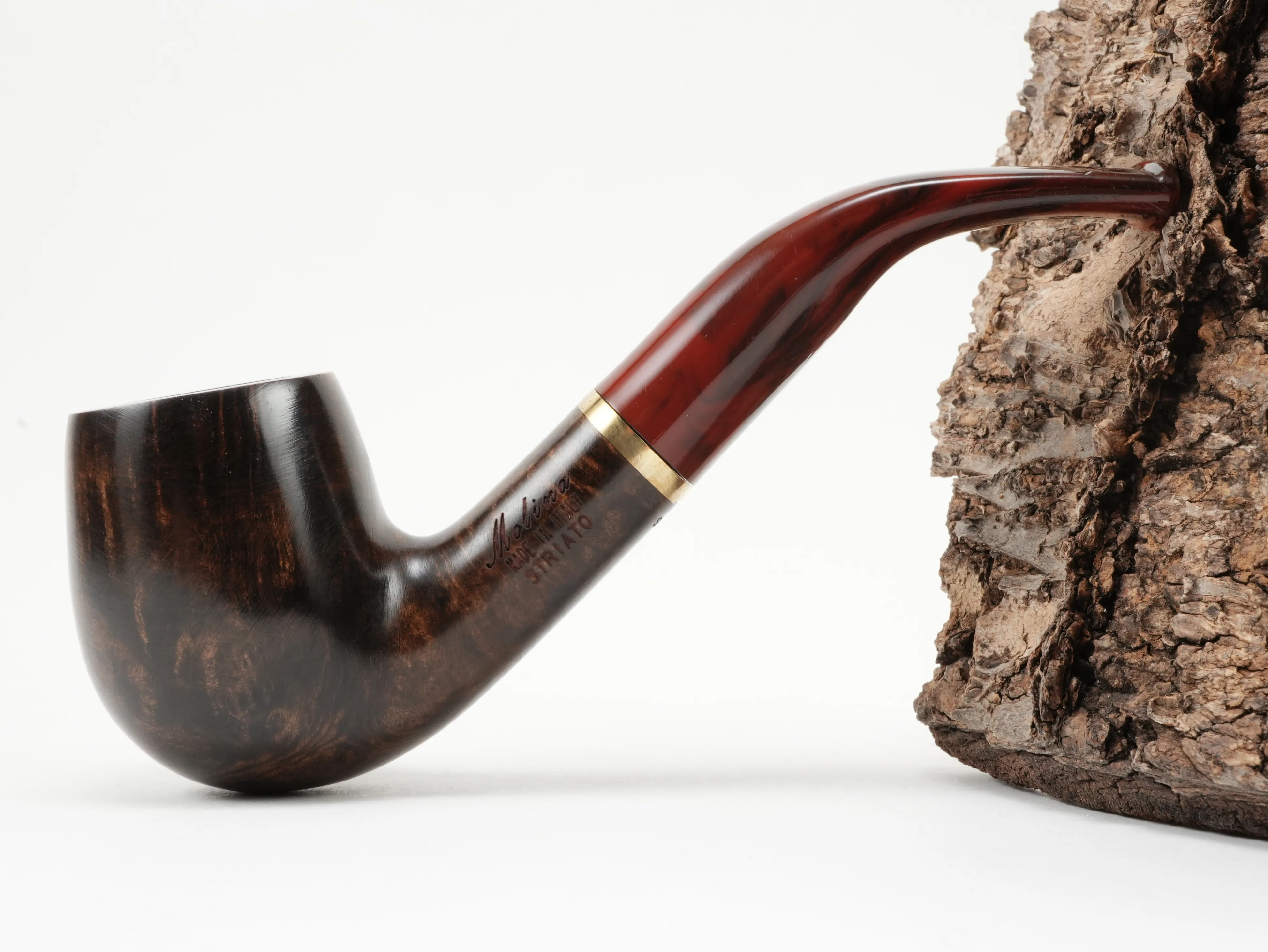 Molina Striato Pfeife dunkelbraun 9 – Produktbild 2