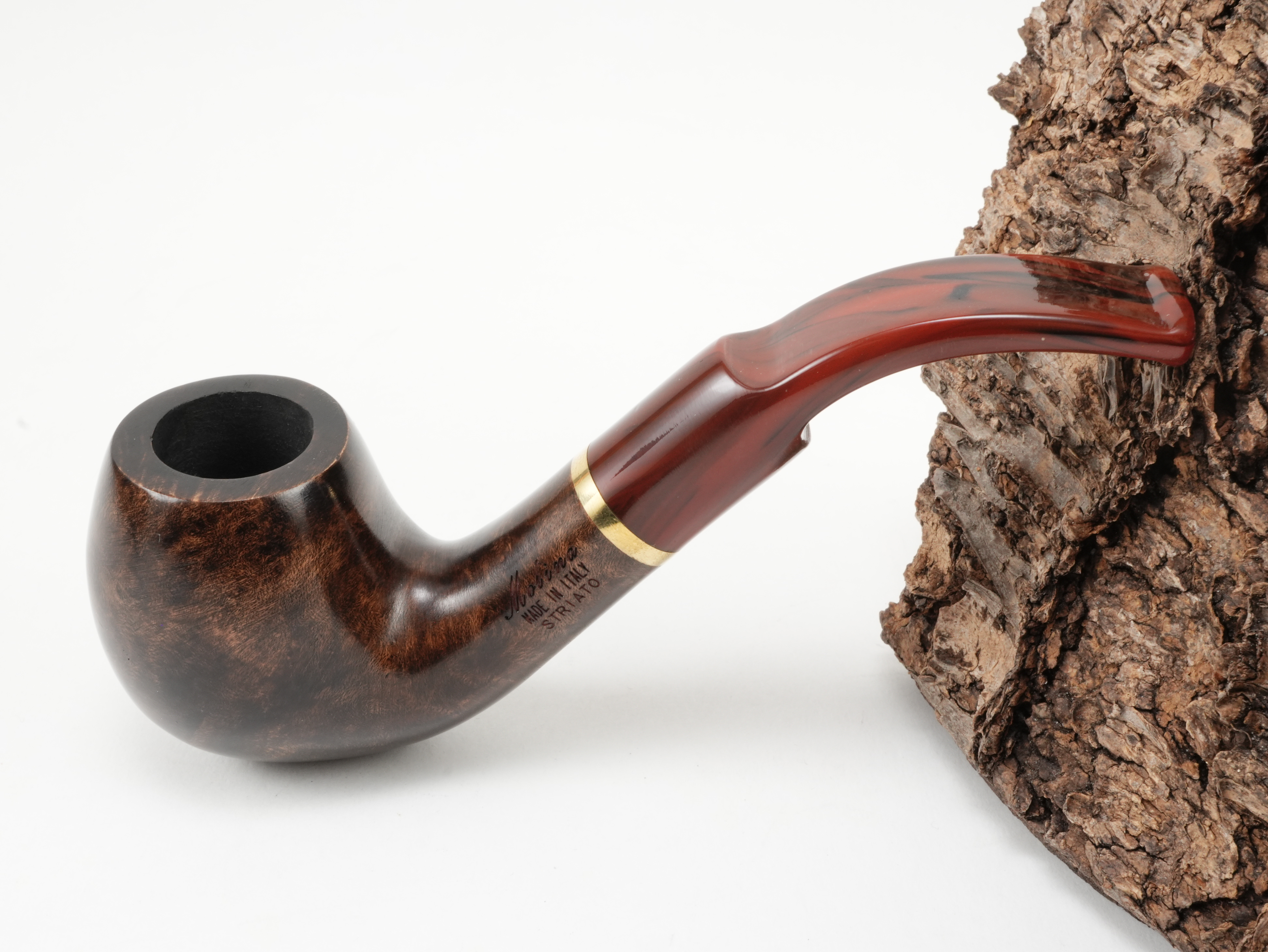 Molina Striato Pfeife dunkelbraun 11