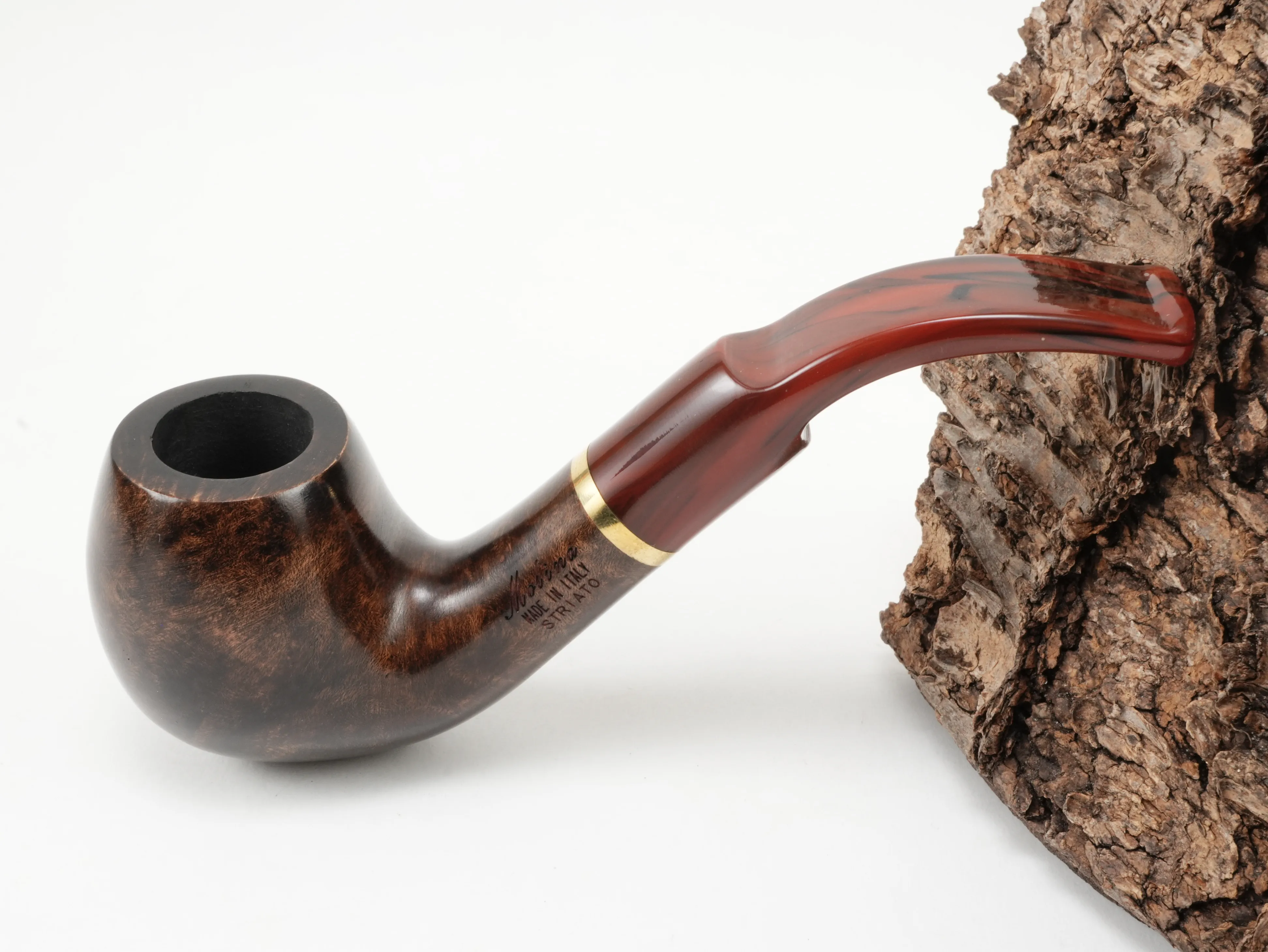 Molina Striato Pfeife dunkelbraun 11