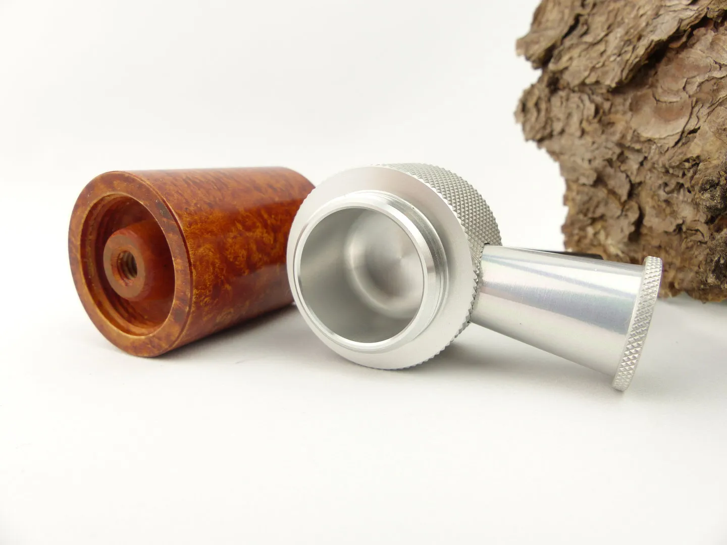 Tsuge Pfeife Roulette glatt silber Filter – Produktbild 12