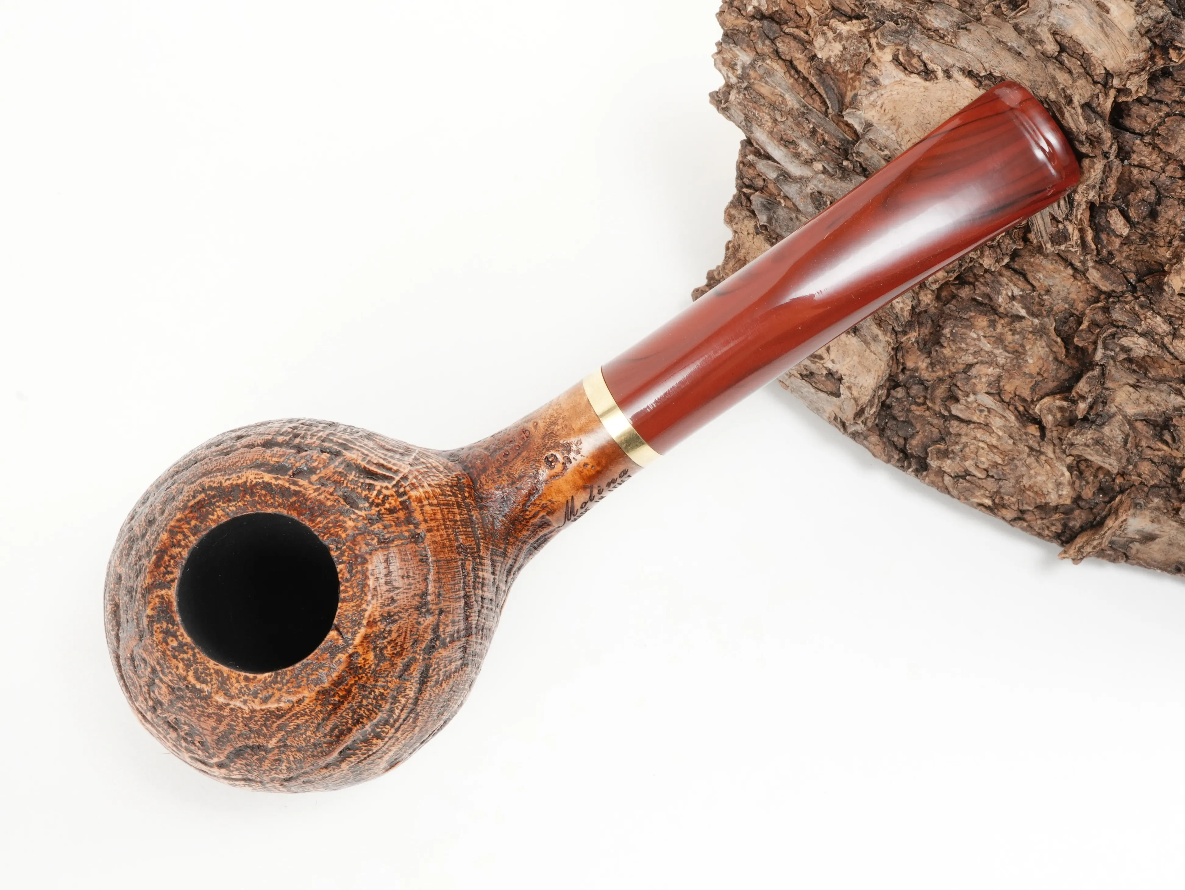 Molina Striato Pfeife sand braun 4 – Produktbild 3