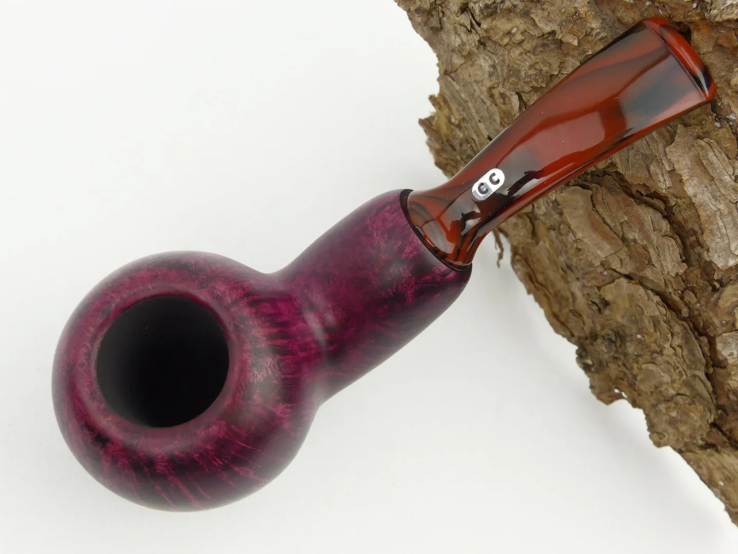 Chacom Reverse Calabash Pfeife violett – Produktbild 3