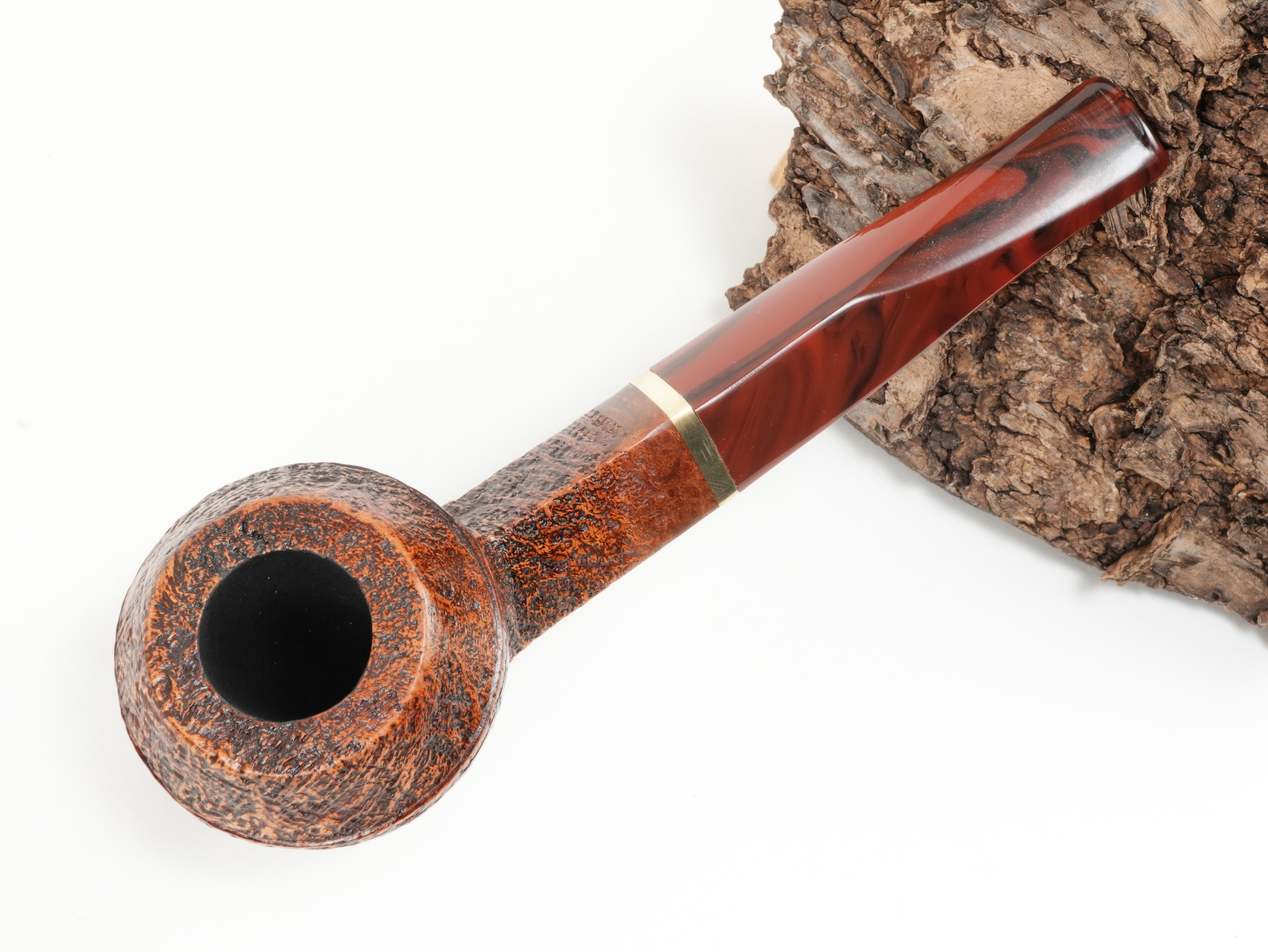 Molina Striato Pfeife sand braun 2