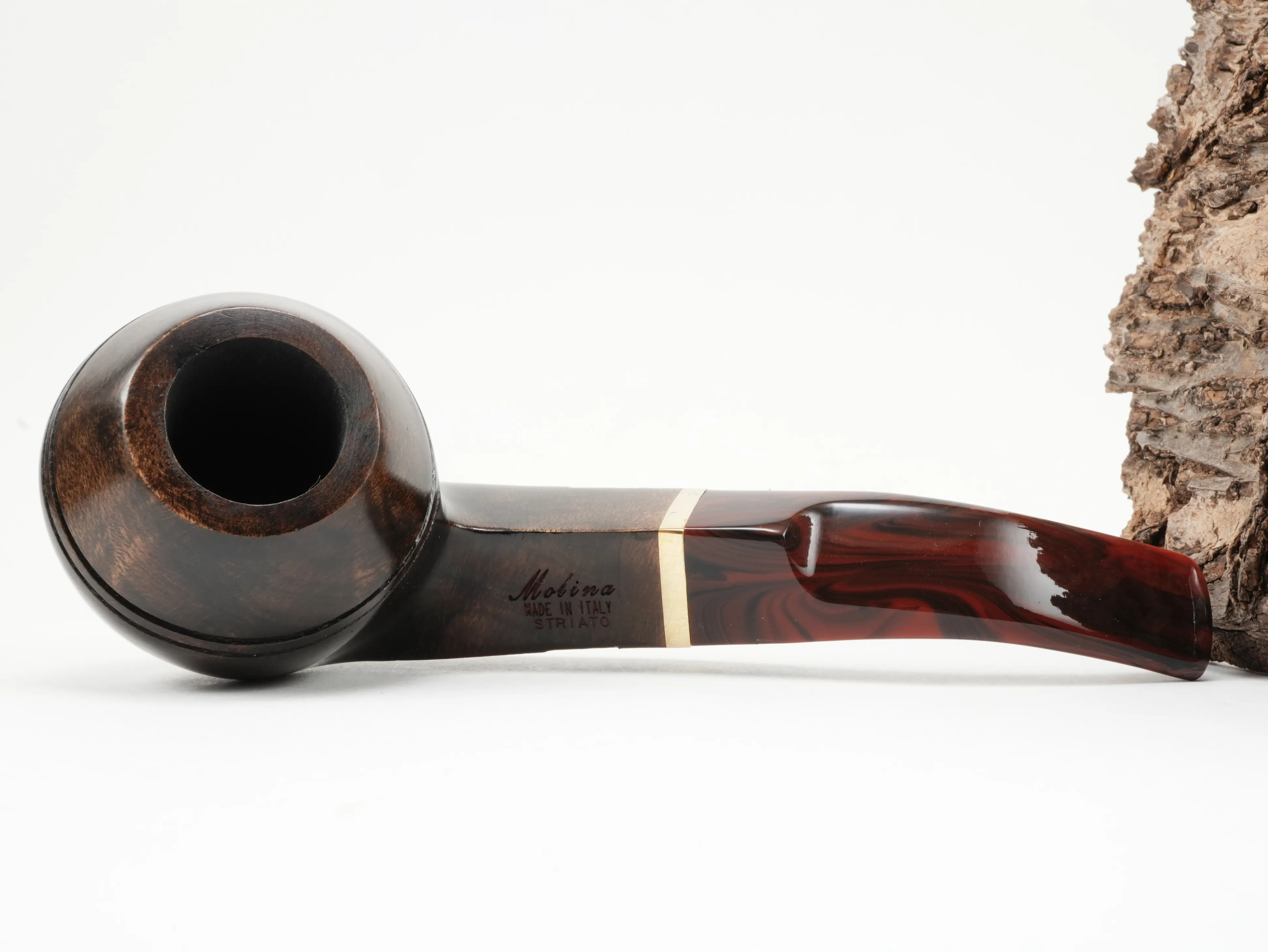 Molina Striato Pfeife dunkelbraun 5 – Produktbild 6
