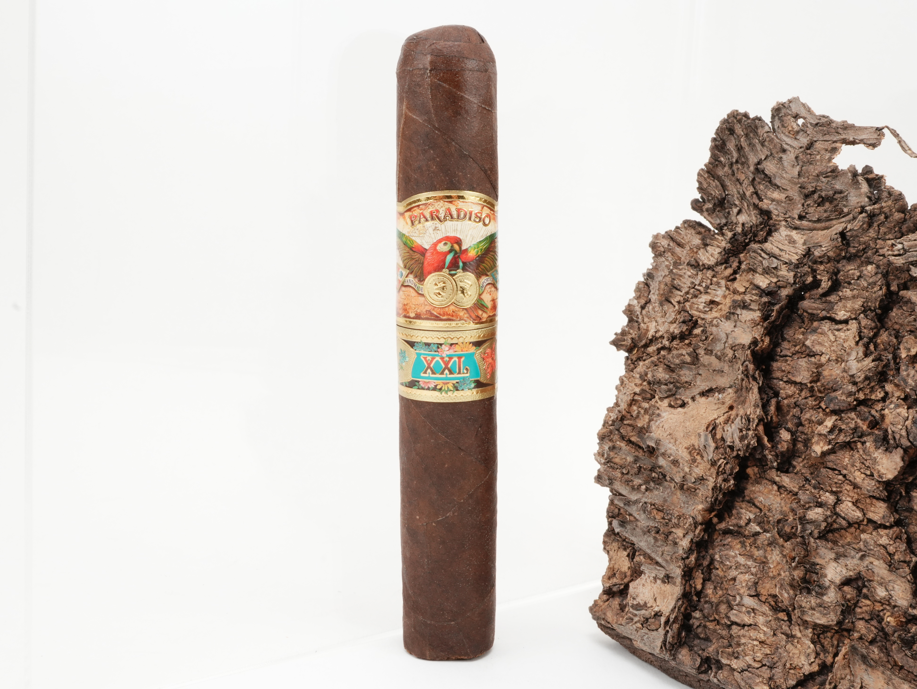 Paradiso Papagayo XXL Zigarre im 60er Ringmaß (152mm Länge) mit dunklem Deckblatt – Einzelansicht