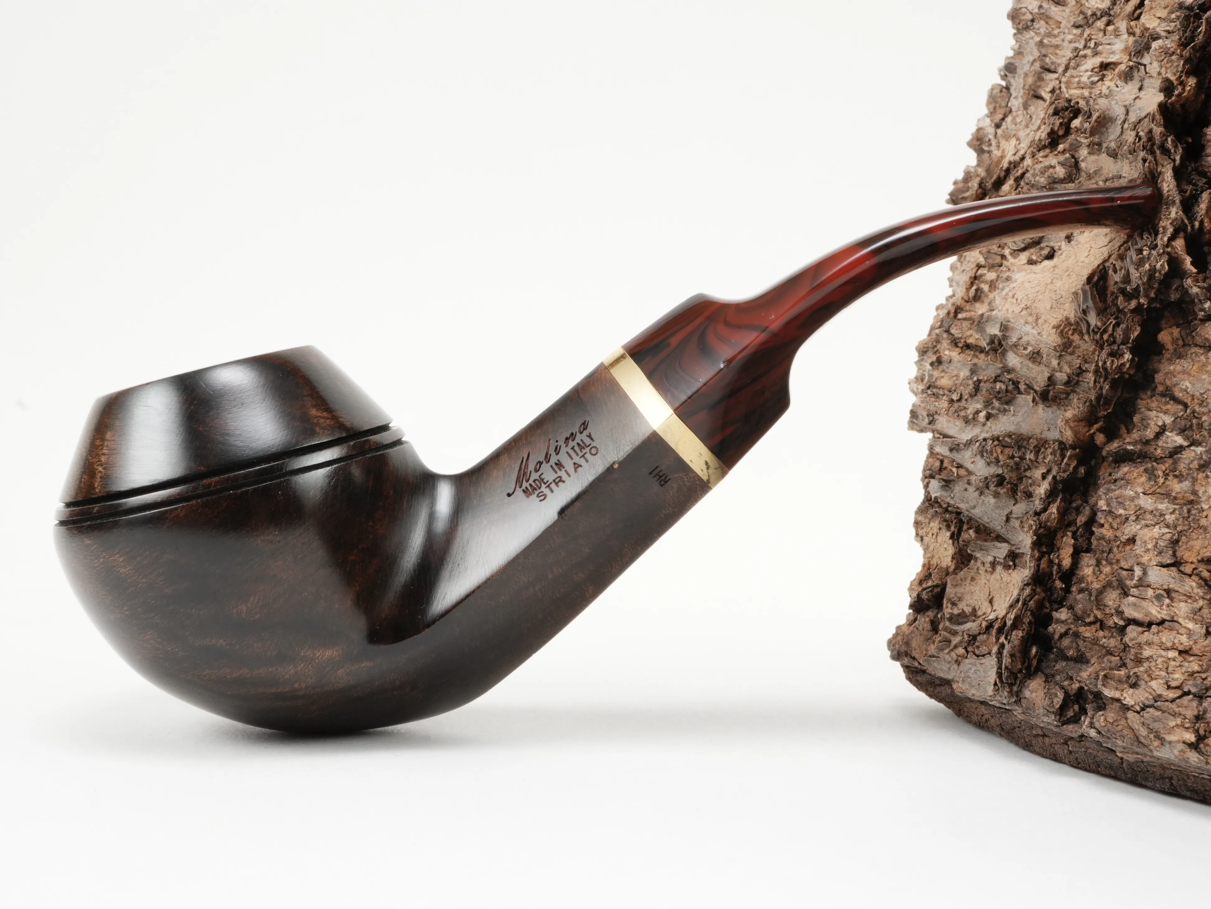 Molina Striato Pfeife dunkelbraun 5 – Produktbild 2