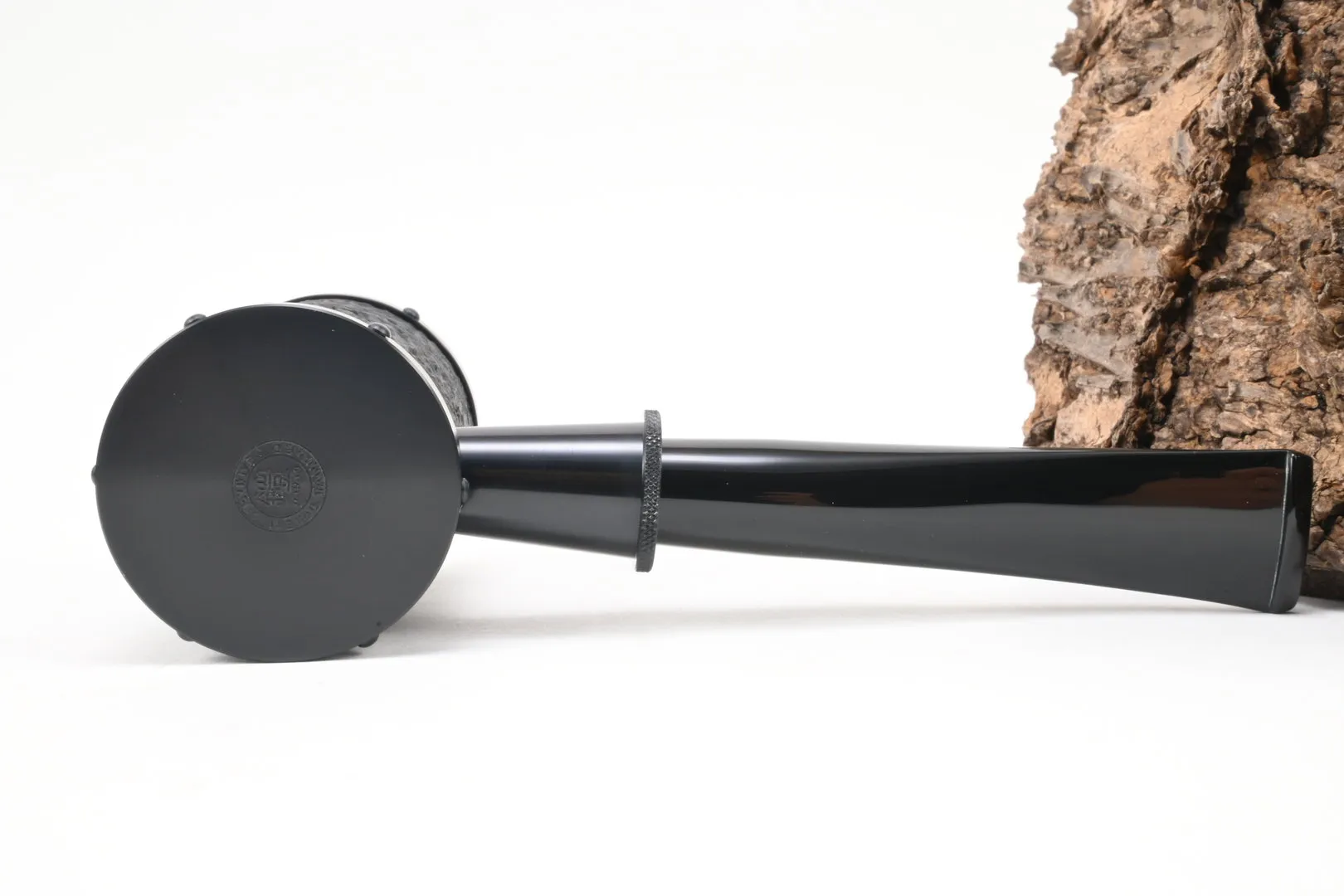 Tsuge Pfeife Yoroi sand schwarz Filter – Produktbild 7
