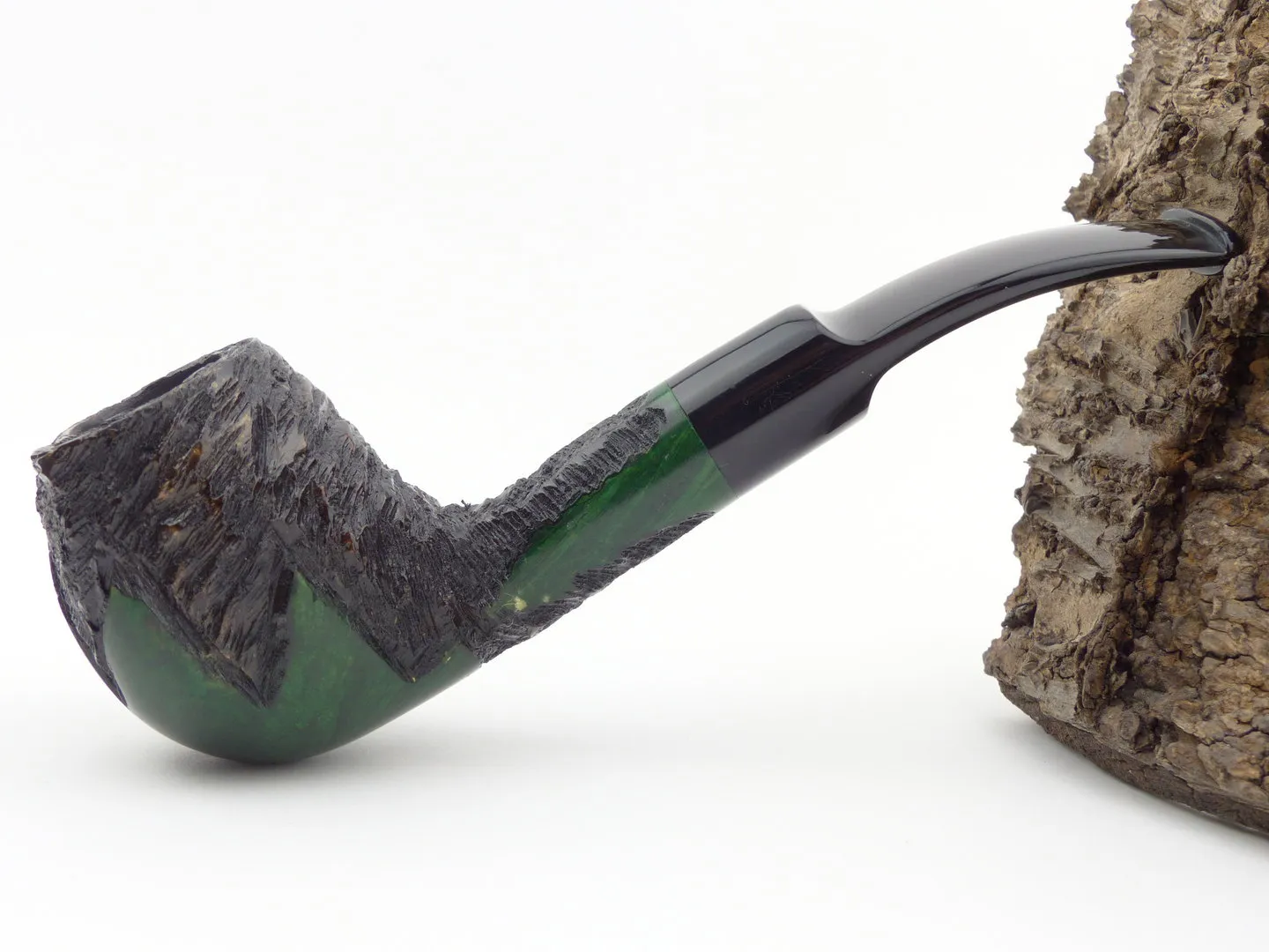 Jean Claude Pfeife Flower schwarz-grün – Produktbild 2