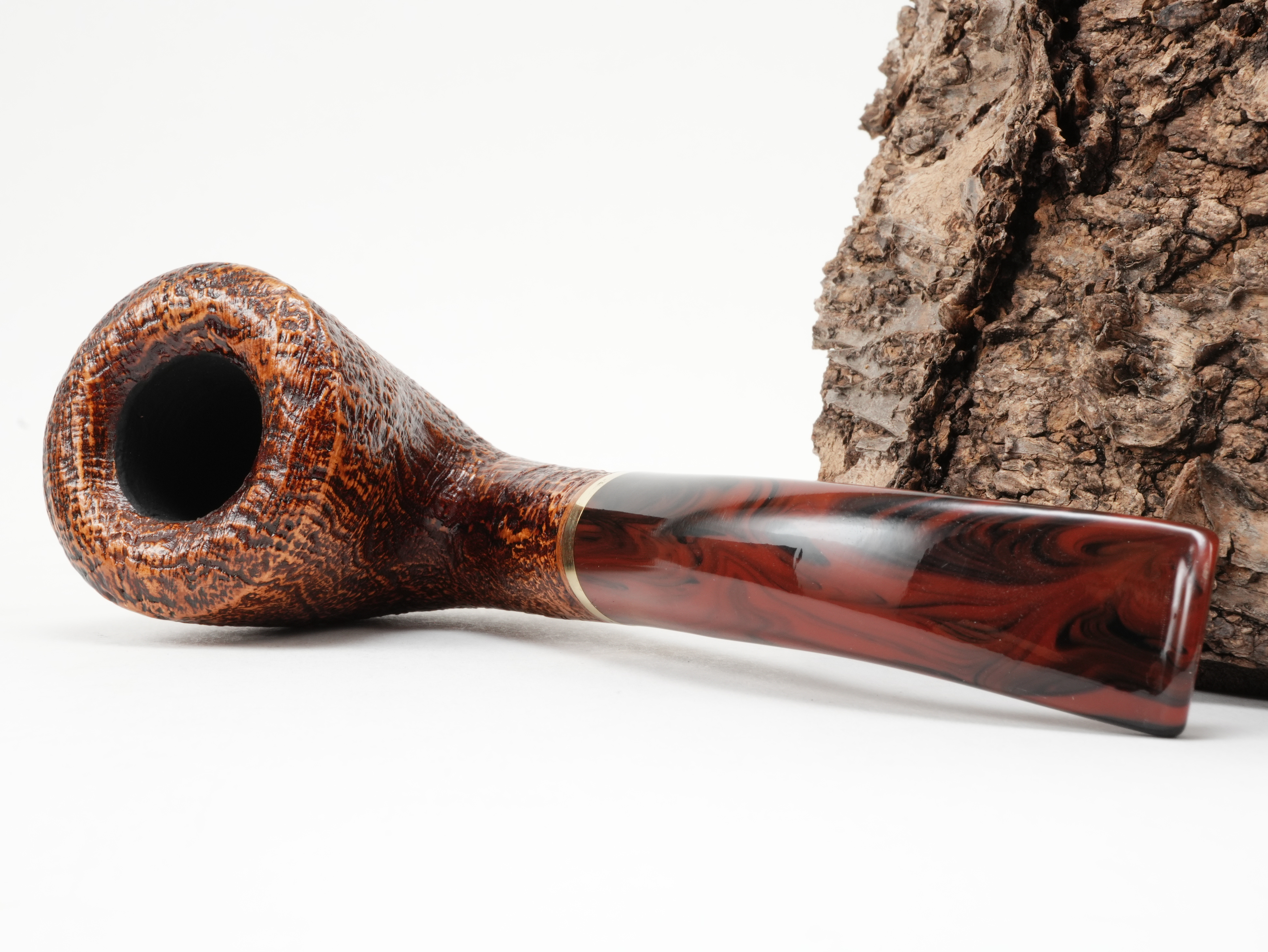 Molina Striato Pfeife sand braun 10