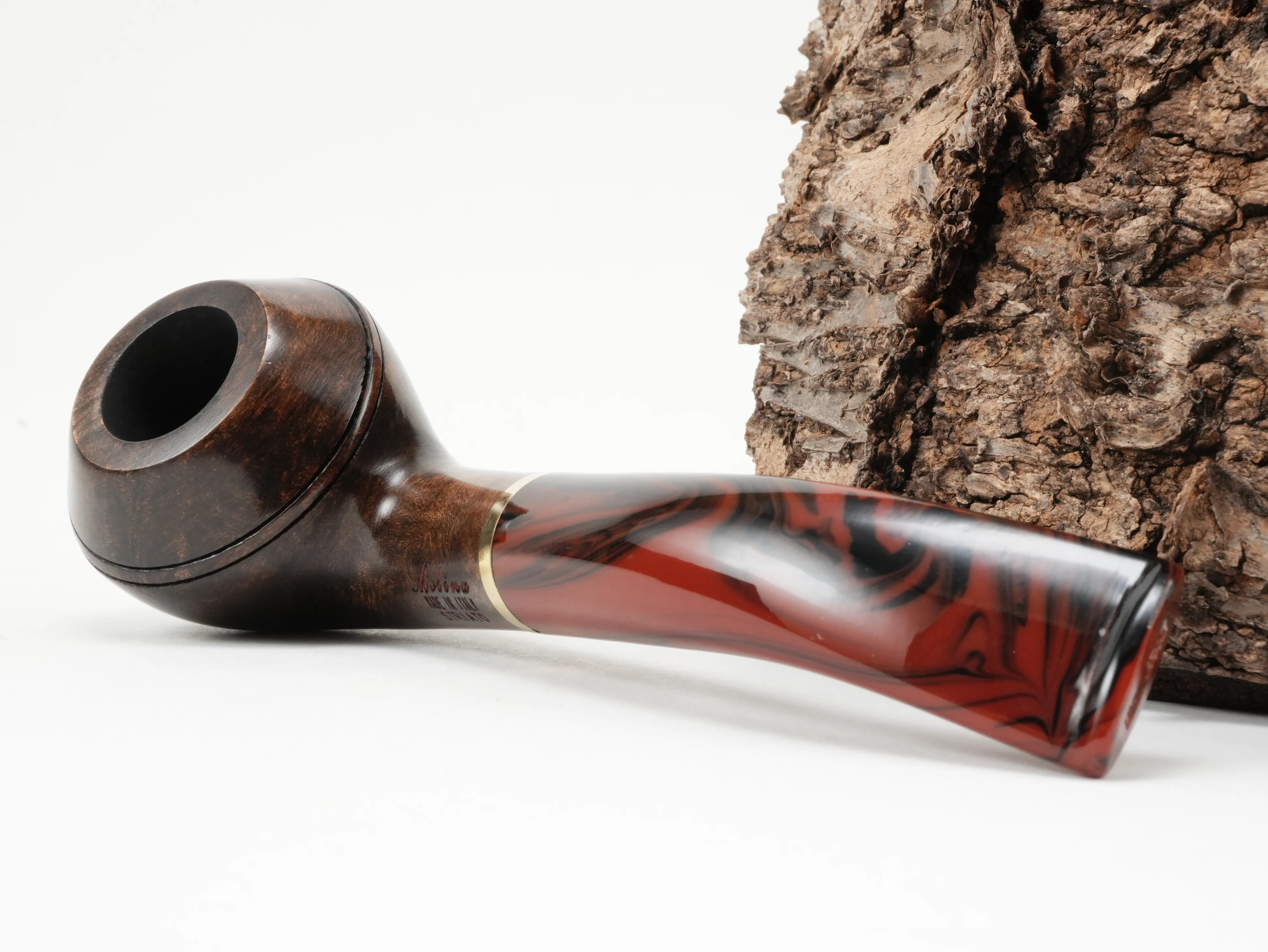 Molina Striato Pfeife dunkelbraun 6 – Produktbild 5