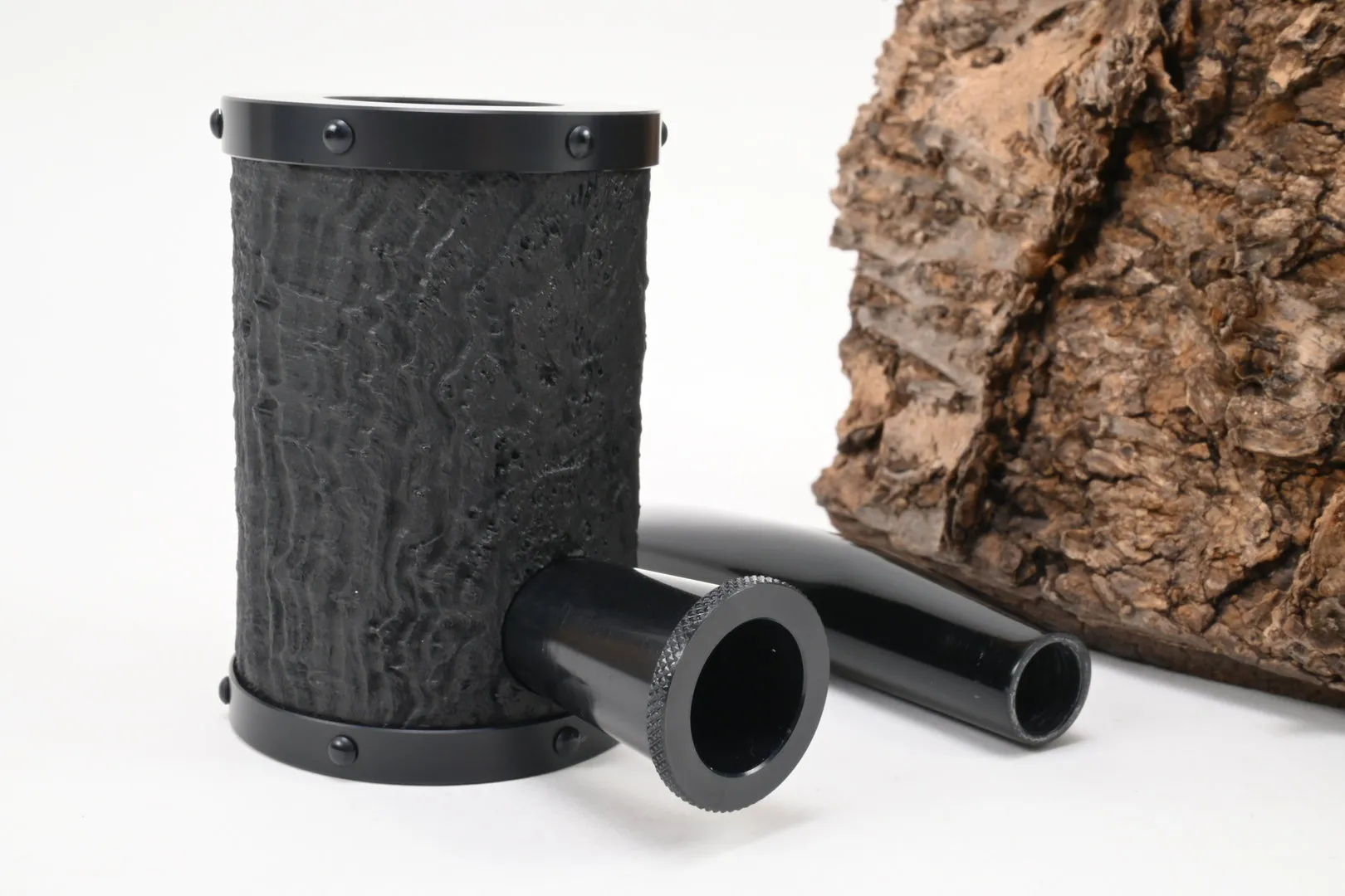 Tsuge Pfeife Yoroi sand schwarz Filter – Produktbild 8