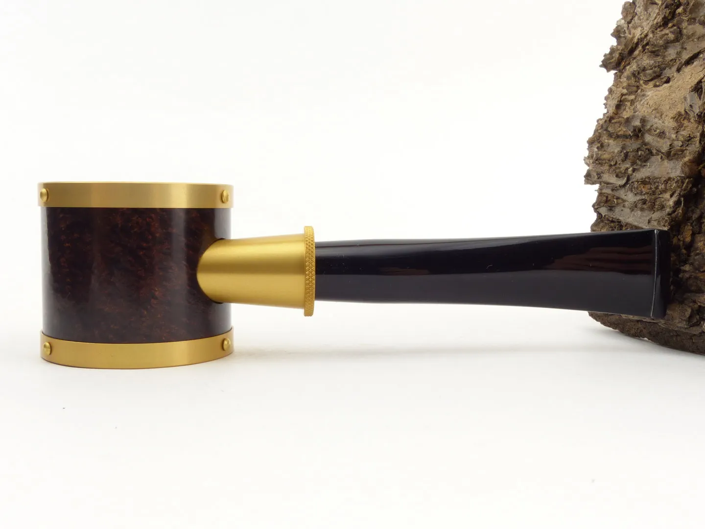 Tsuge Pfeife Blowfish gold Filter – Produktbild 7