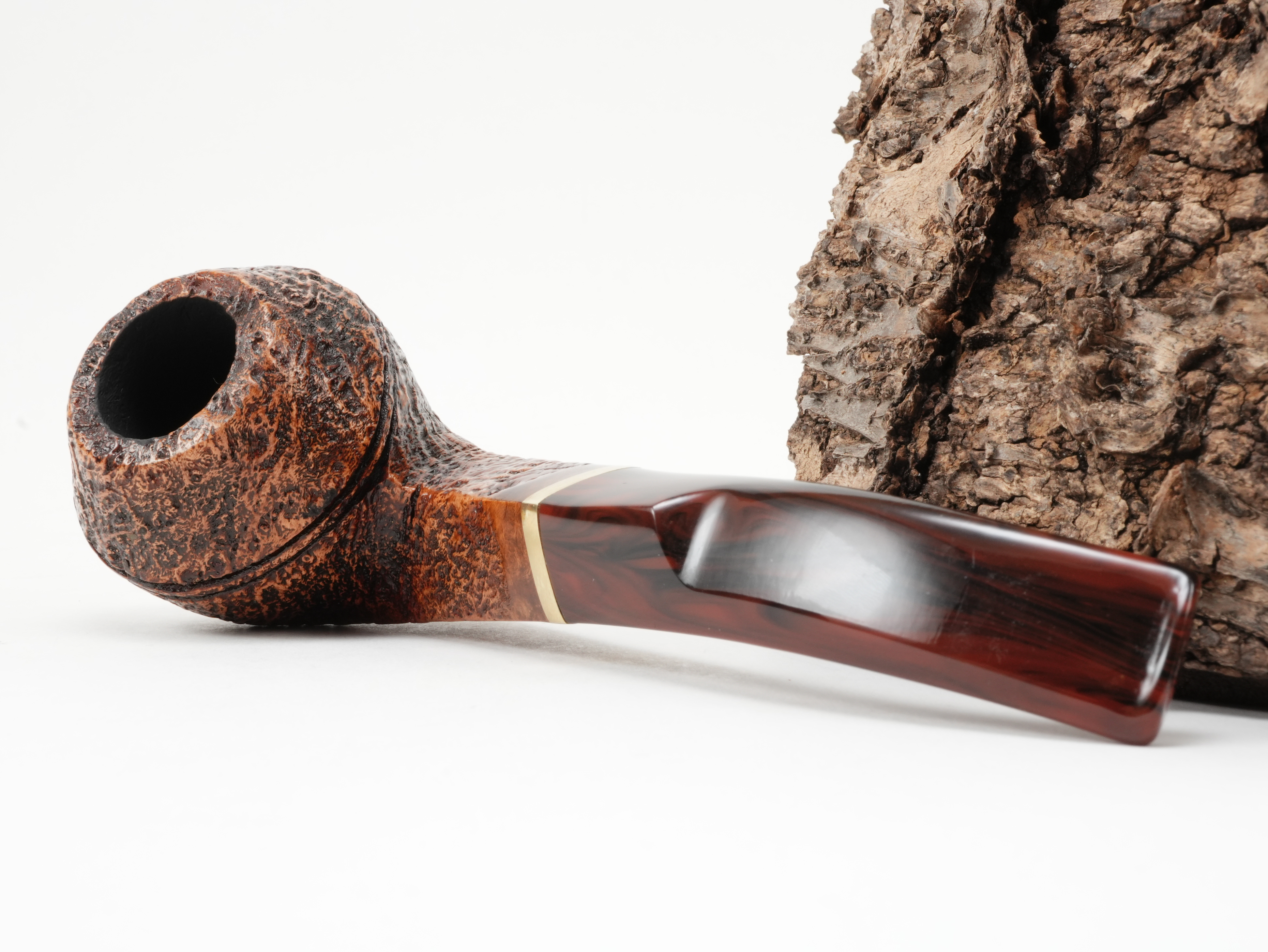 Molina Striato Pfeife sand braun 5