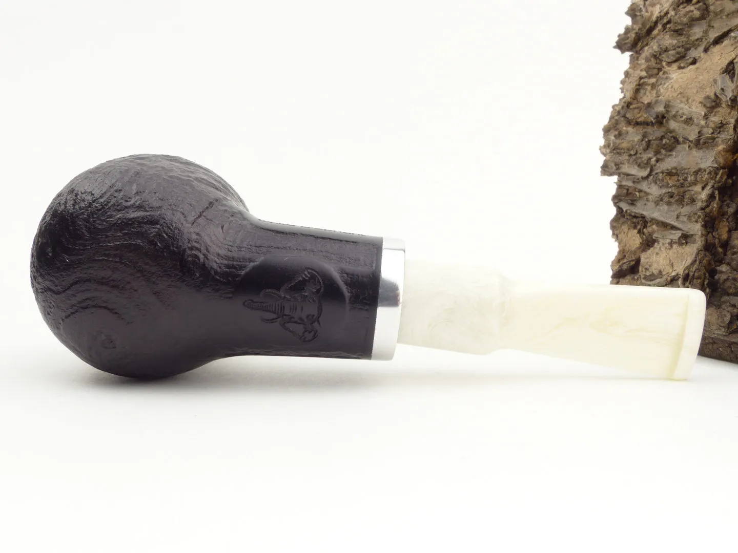 White Elephant Pfeife Ebony & Ivory sand 6 – Produktbild 7
