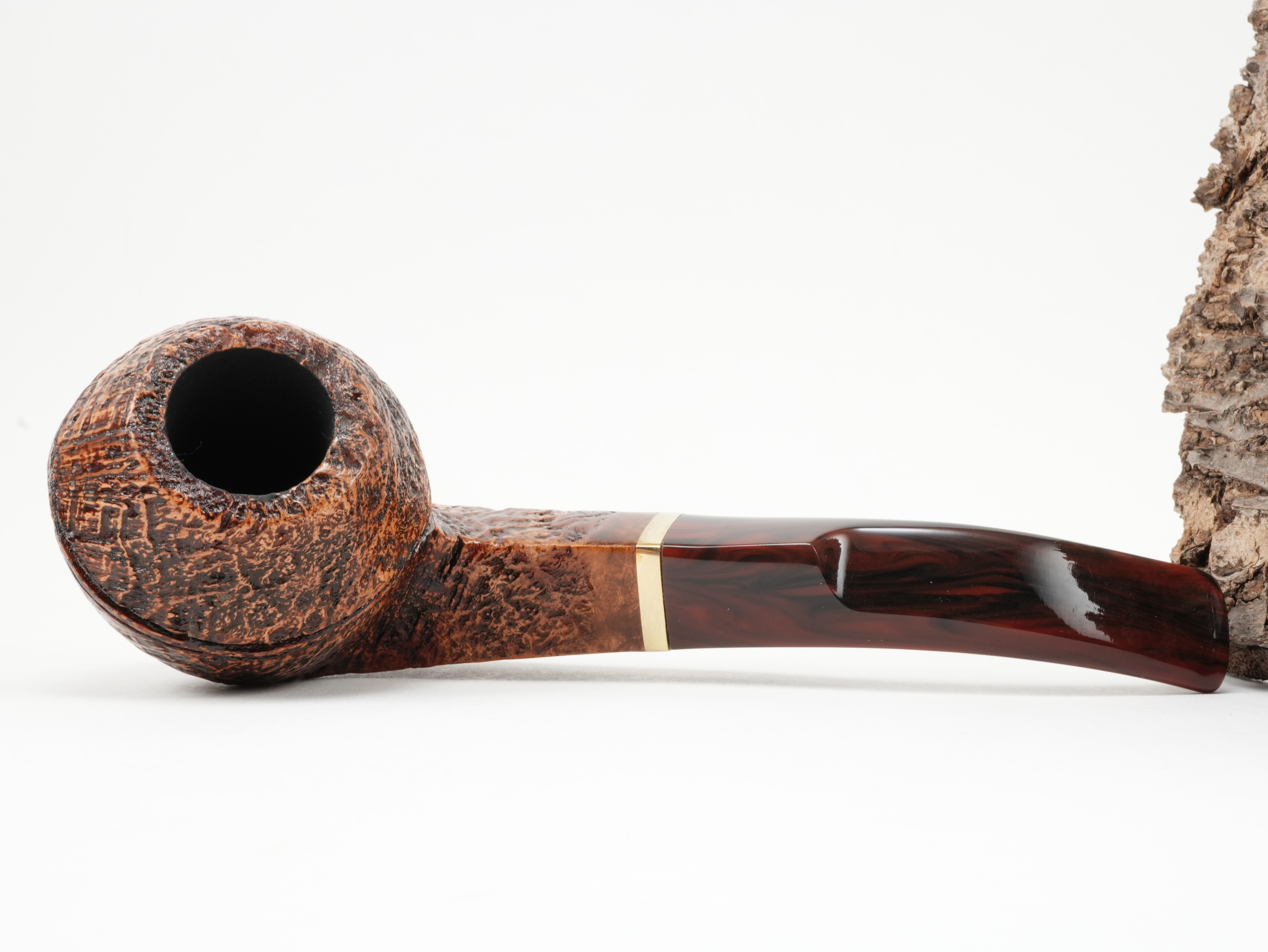 Molina Striato Pfeife sand braun 5