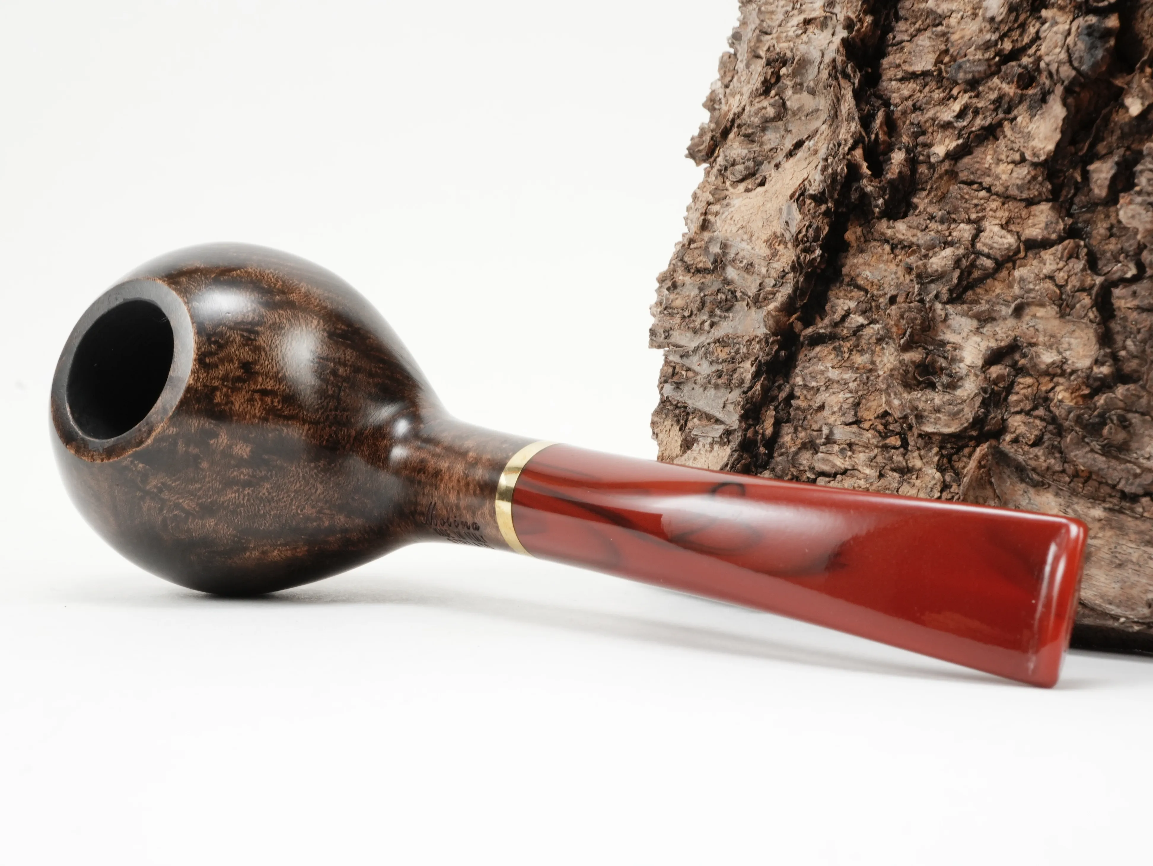 Molina Striato Pfeife dunkelbraun 4 – Produktbild 5
