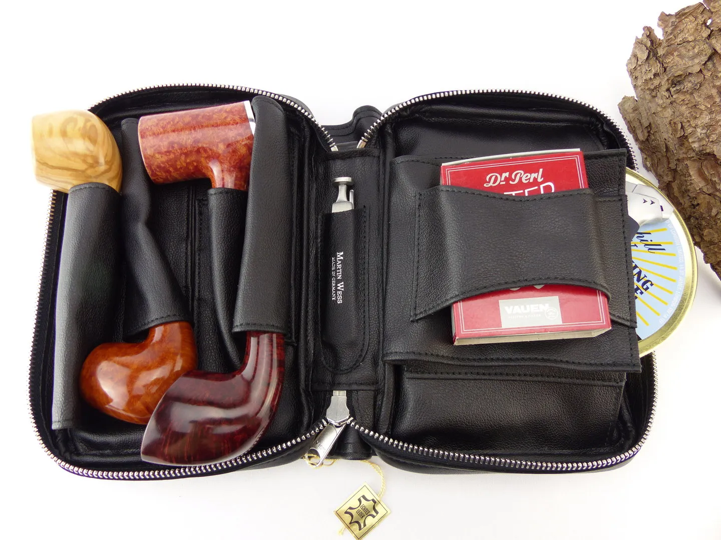 Martin Wess Pfeifentasche Onyx 4 Pfeifen – Produktbild 5