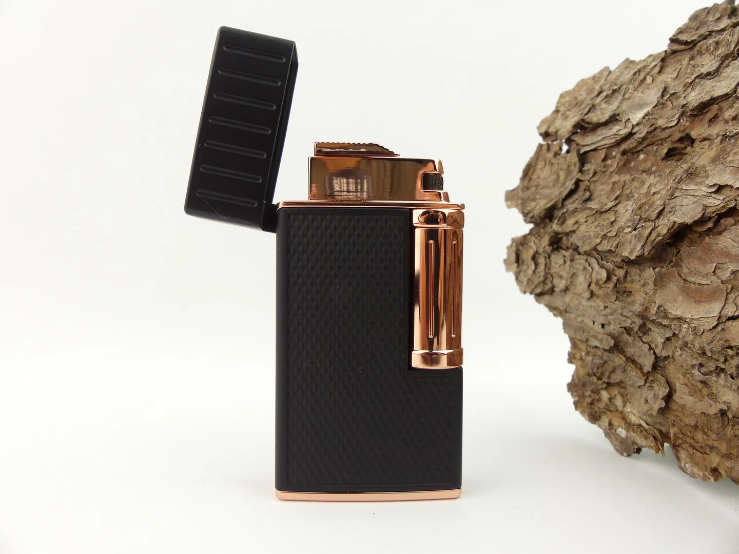 Colibri Pfeifenfeuerzeug schwarz rose – Produktbild 5