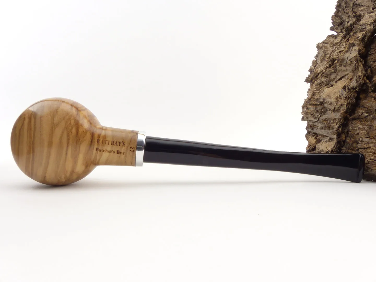 Rattray's Butcher Boy Pfeife 22 Olive glatt – Produktbild 7