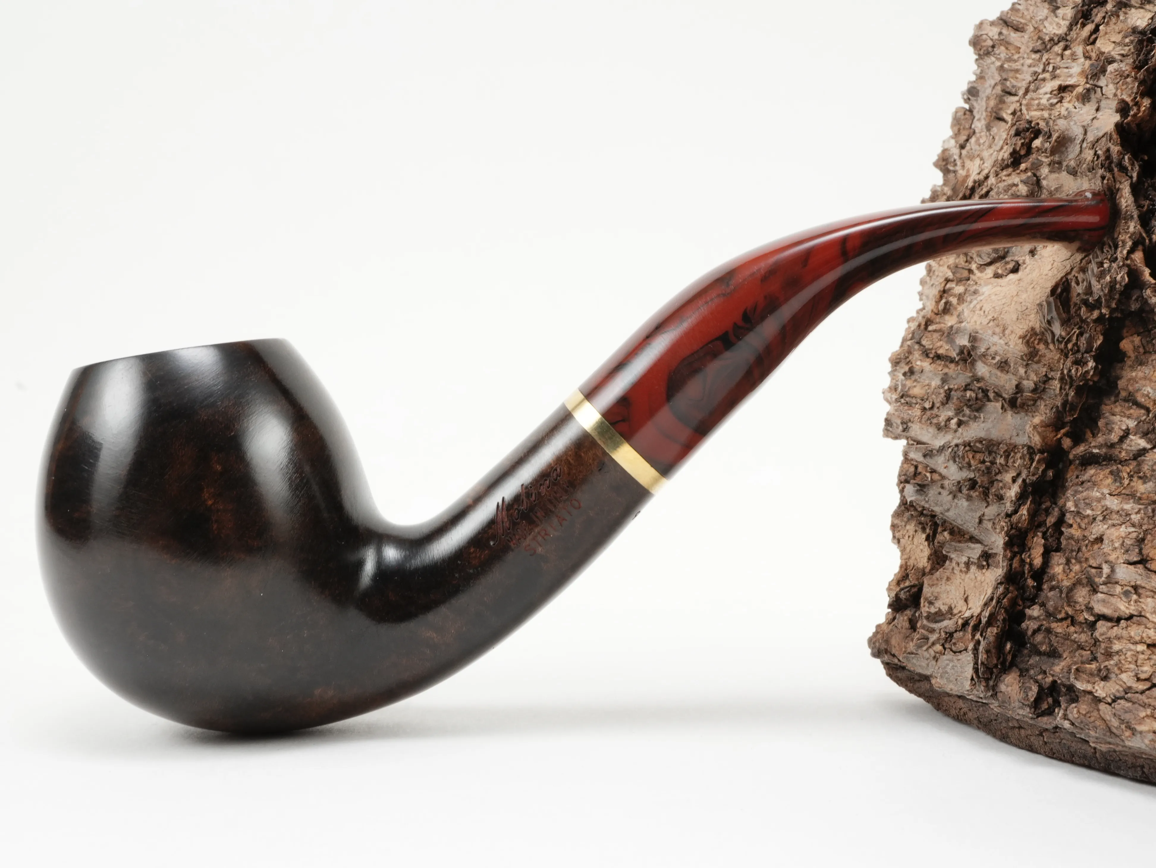 Molina Striato Pfeife dunkelbraun 8 – Produktbild 2