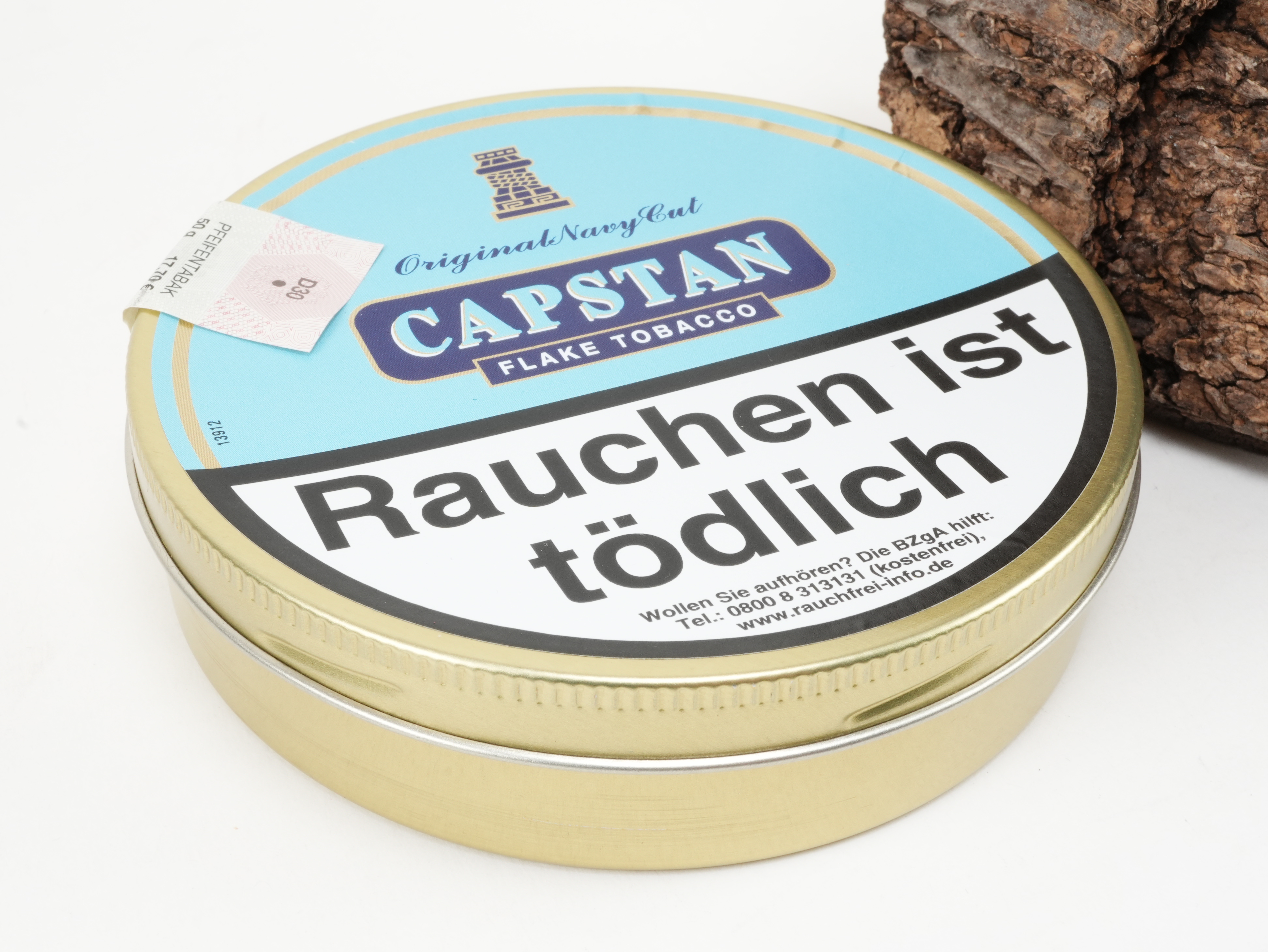 Pfeifentabak Capstan Blau Original Navy Cut Flake 50g Bild 3