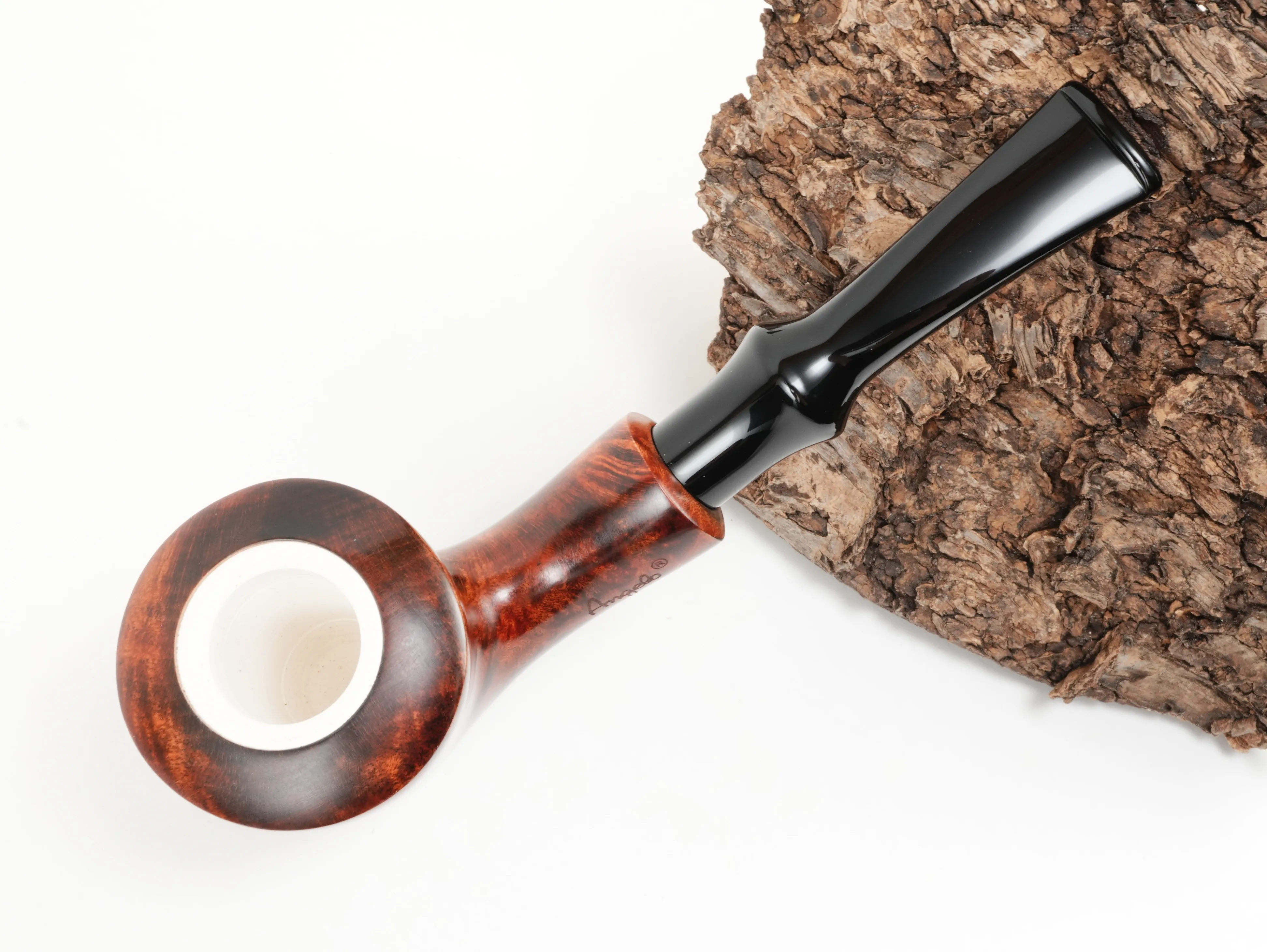 Angelo Pfeife mit Meerschaumeinsatz und Tasche 300011 – Produktbild 3