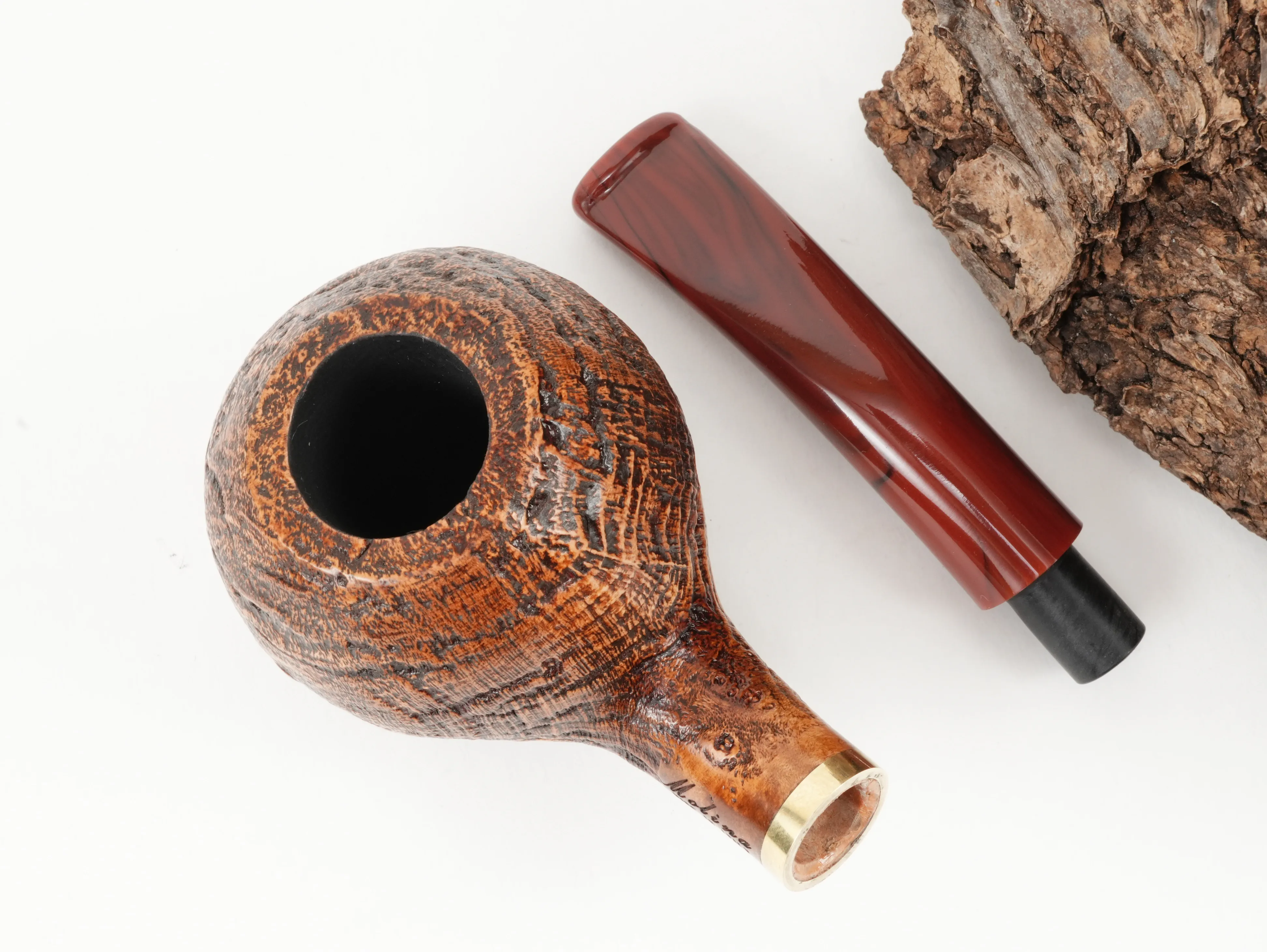 Molina Striato Pfeife sand braun 4 – Produktbild 9