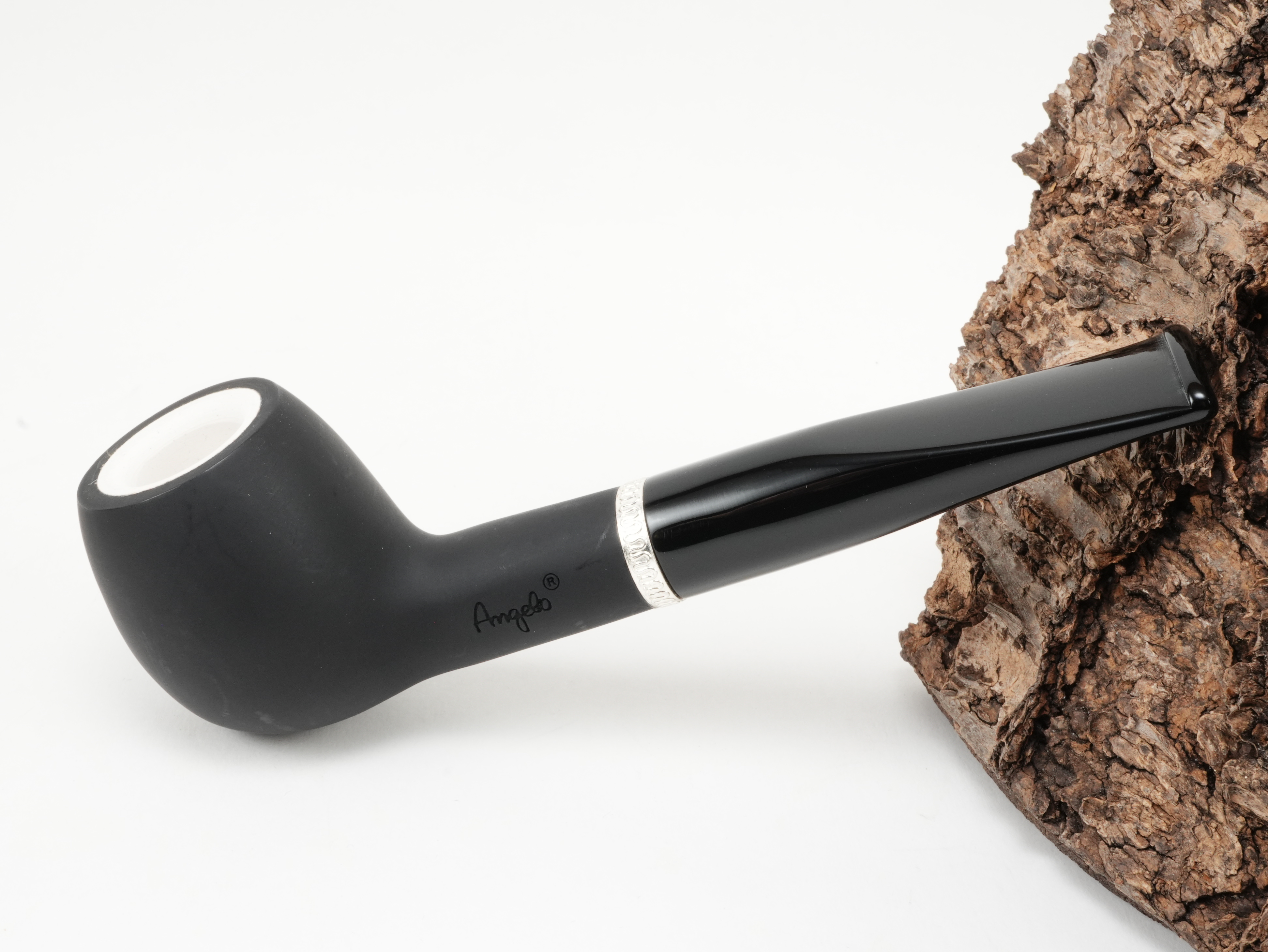 Angelo Pfeife mit Meerschaumeinsatz 302002