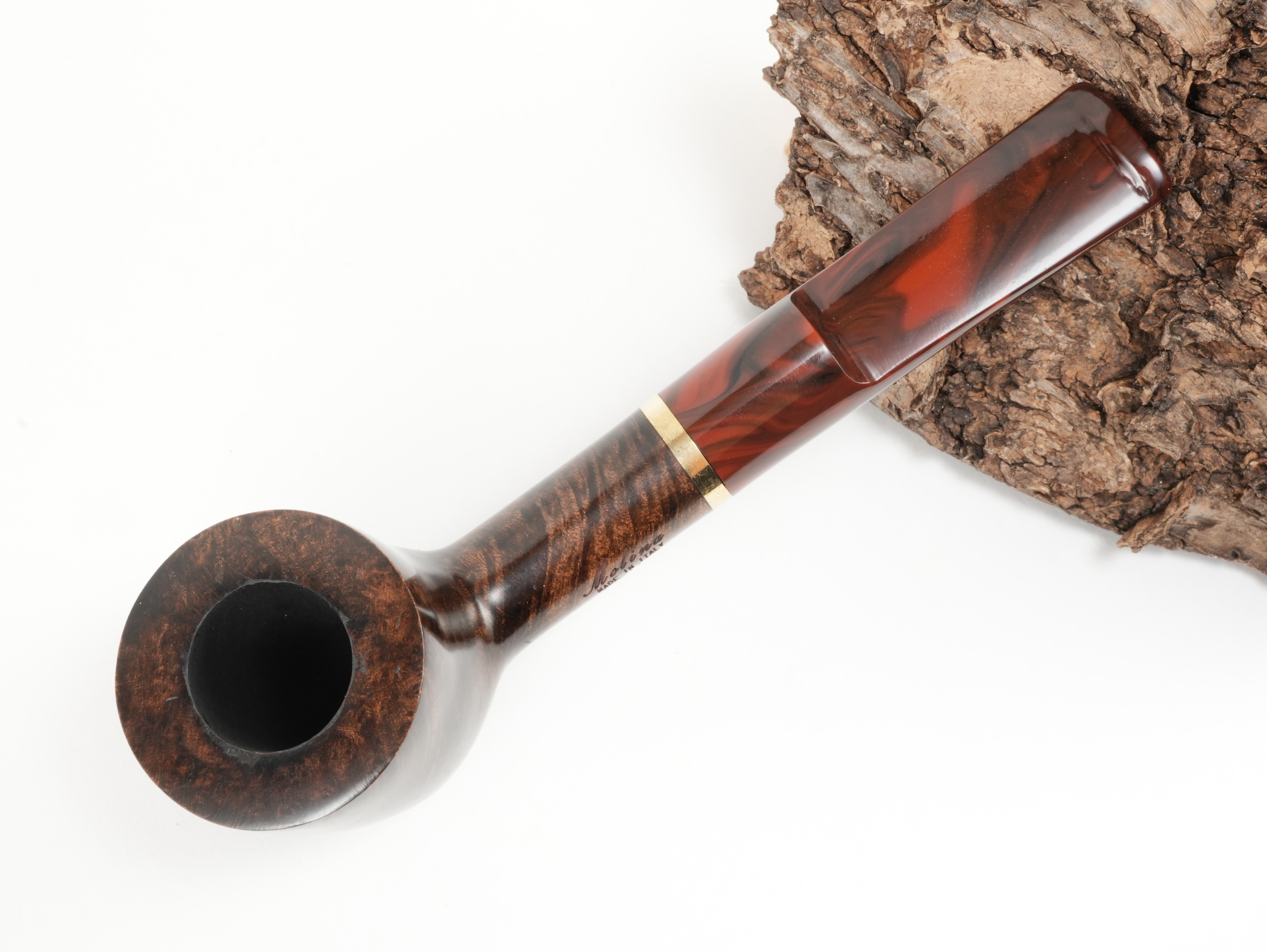 Molina Striato Pfeife dunkelbraun 3