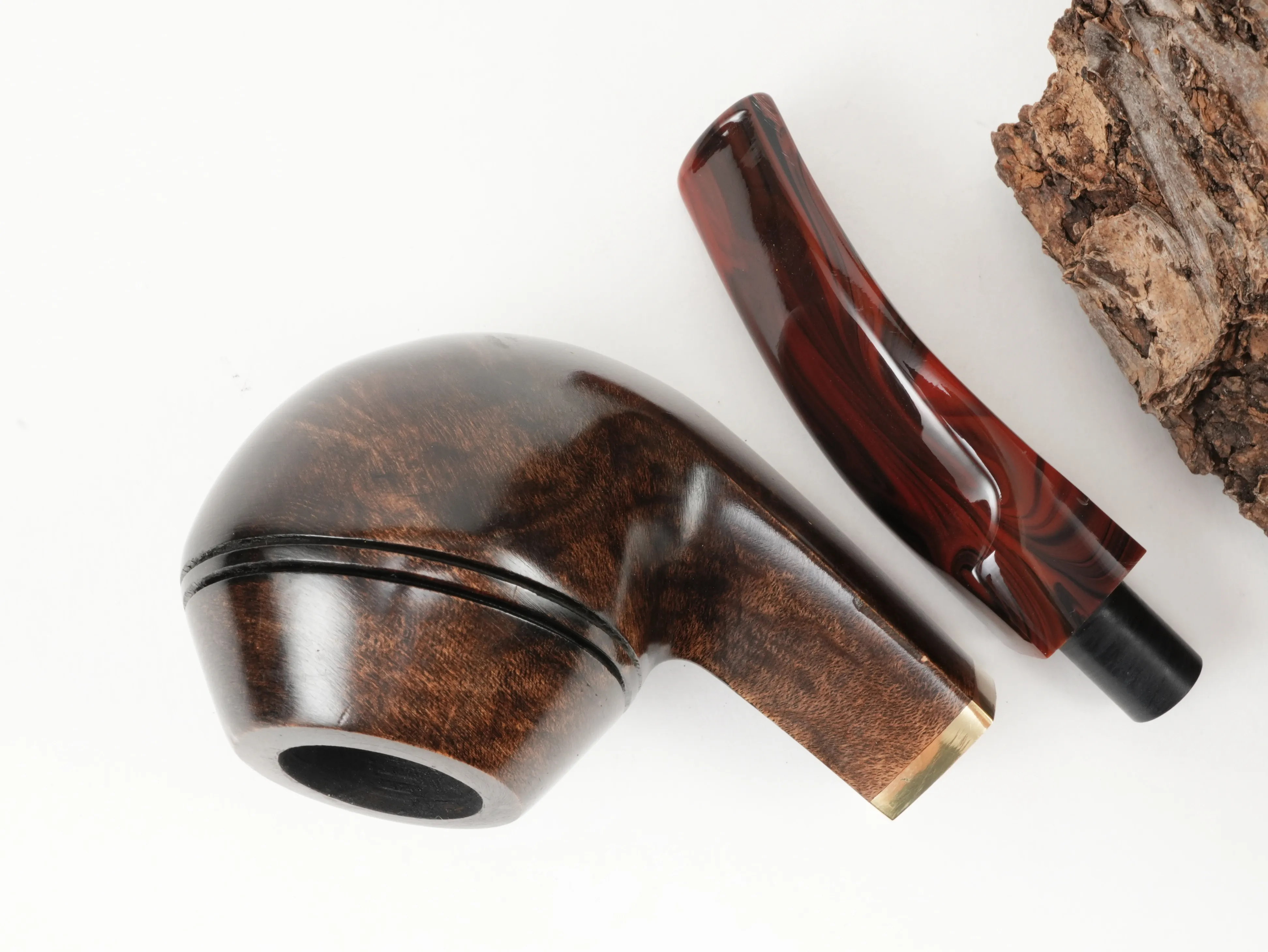 Molina Striato Pfeife dunkelbraun 5 – Produktbild 9