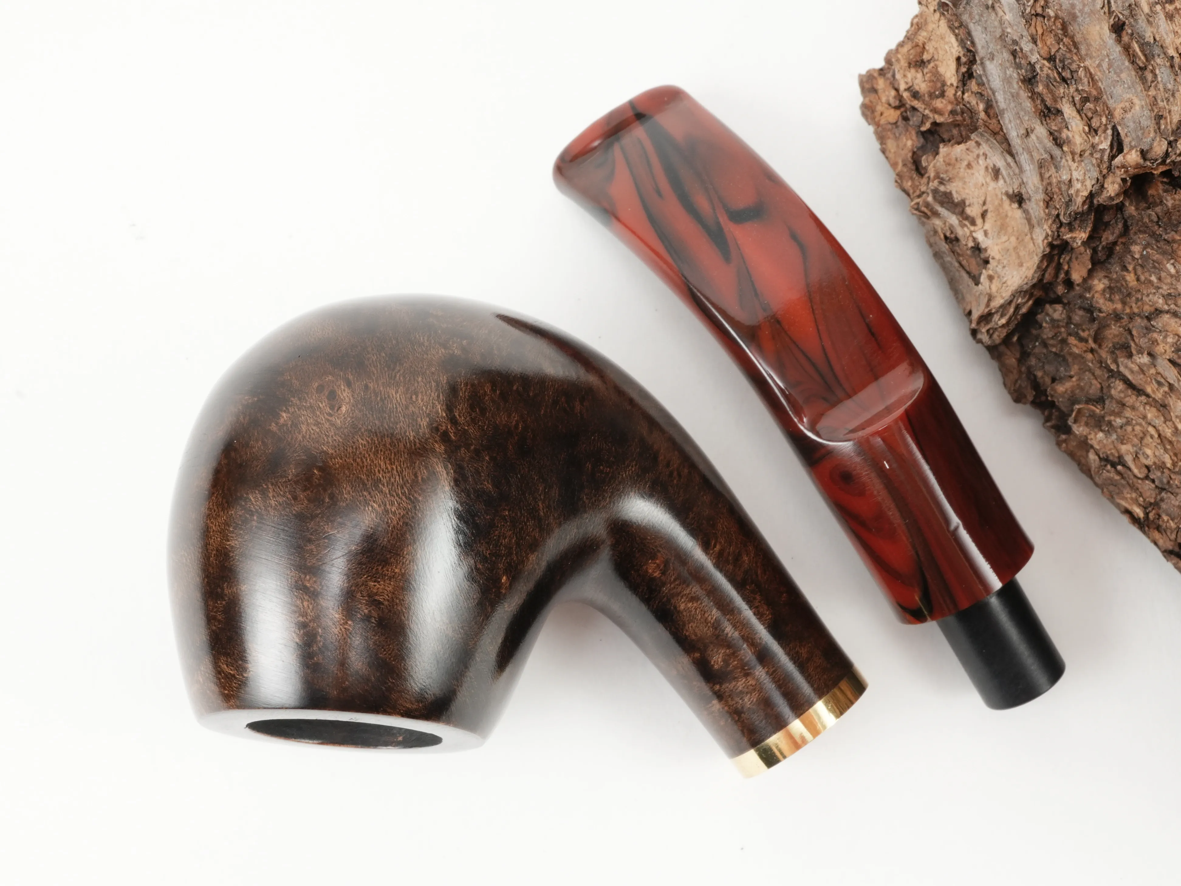 Molina Striato Pfeife dunkelbraun 11 – Produktbild 9