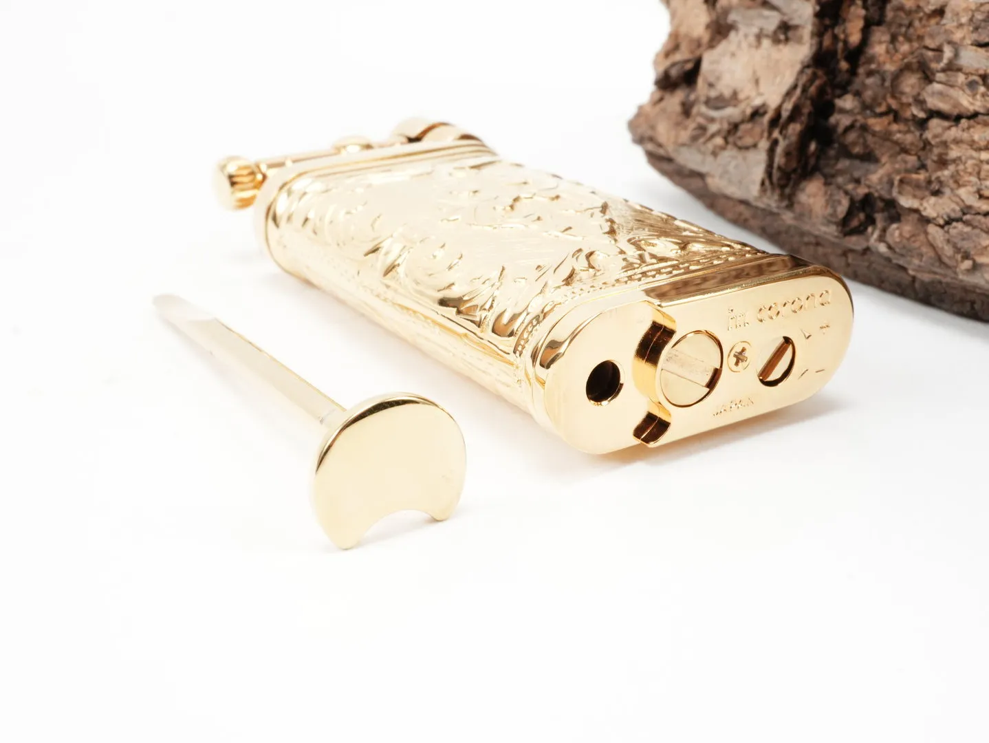 Sillem's Pfeifenfeuerzeug LEA 2 Face Gold Sterling – Produktbild 6