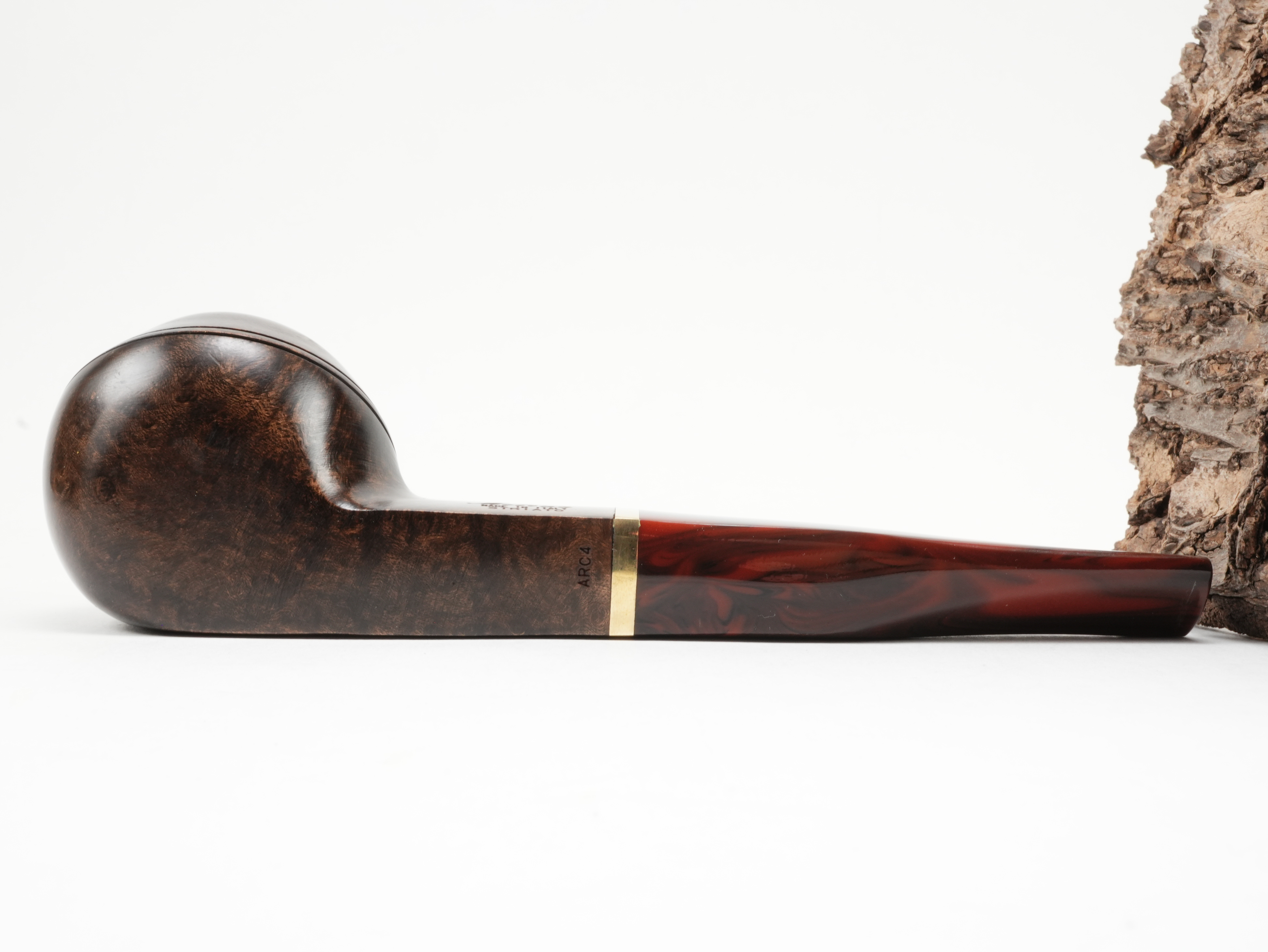 Molina Striato Pfeife dunkelbraun 2