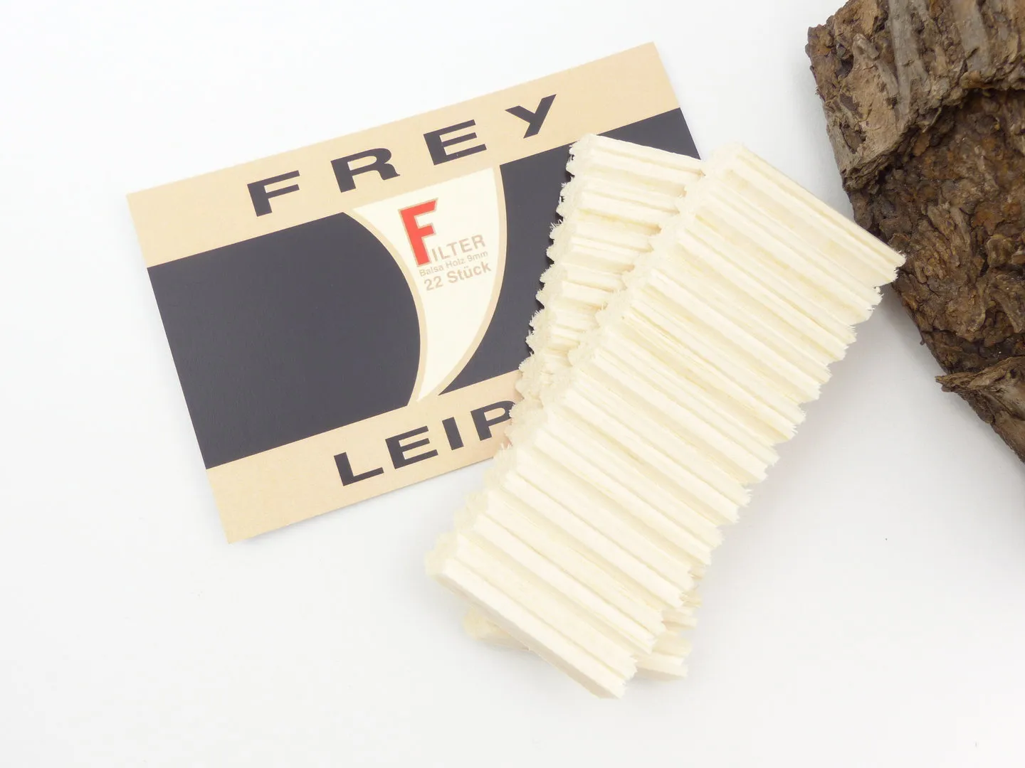 Frey Balsa Pfeifen-Filter 9mm 22 Stück