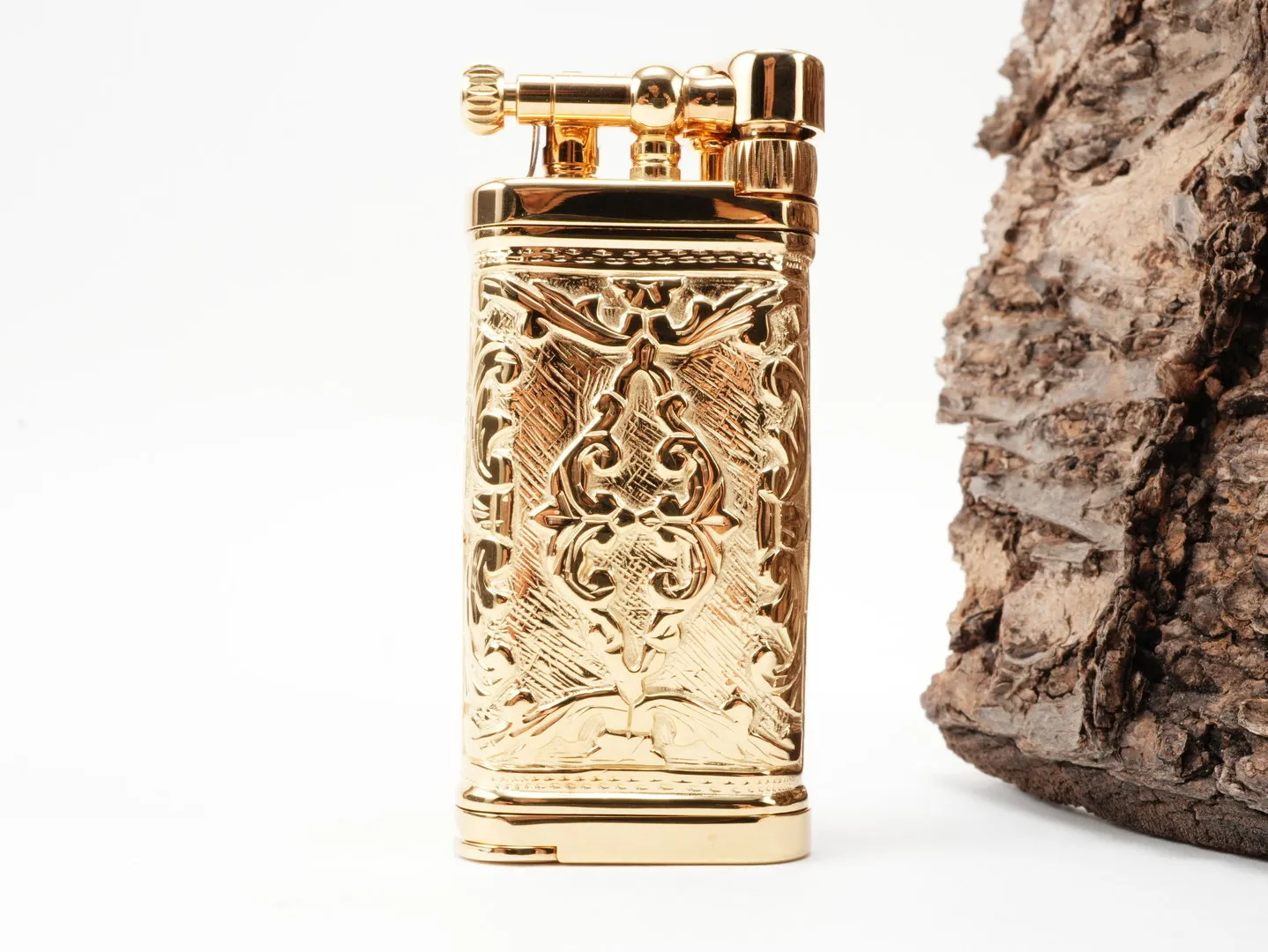 Sillem's Pfeifenfeuerzeug LEA 2 Face Gold Sterling