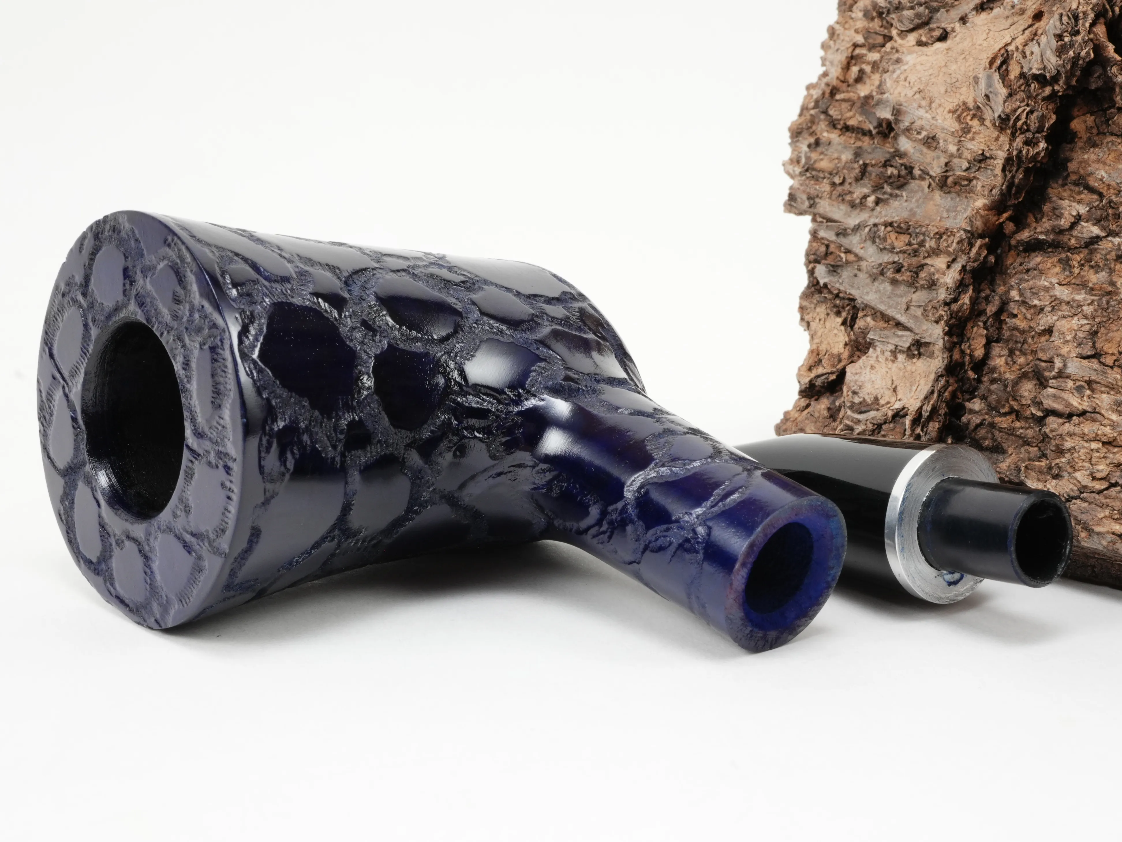 Angelo Pfeife blau rustiziert 300610 – Produktbild 8