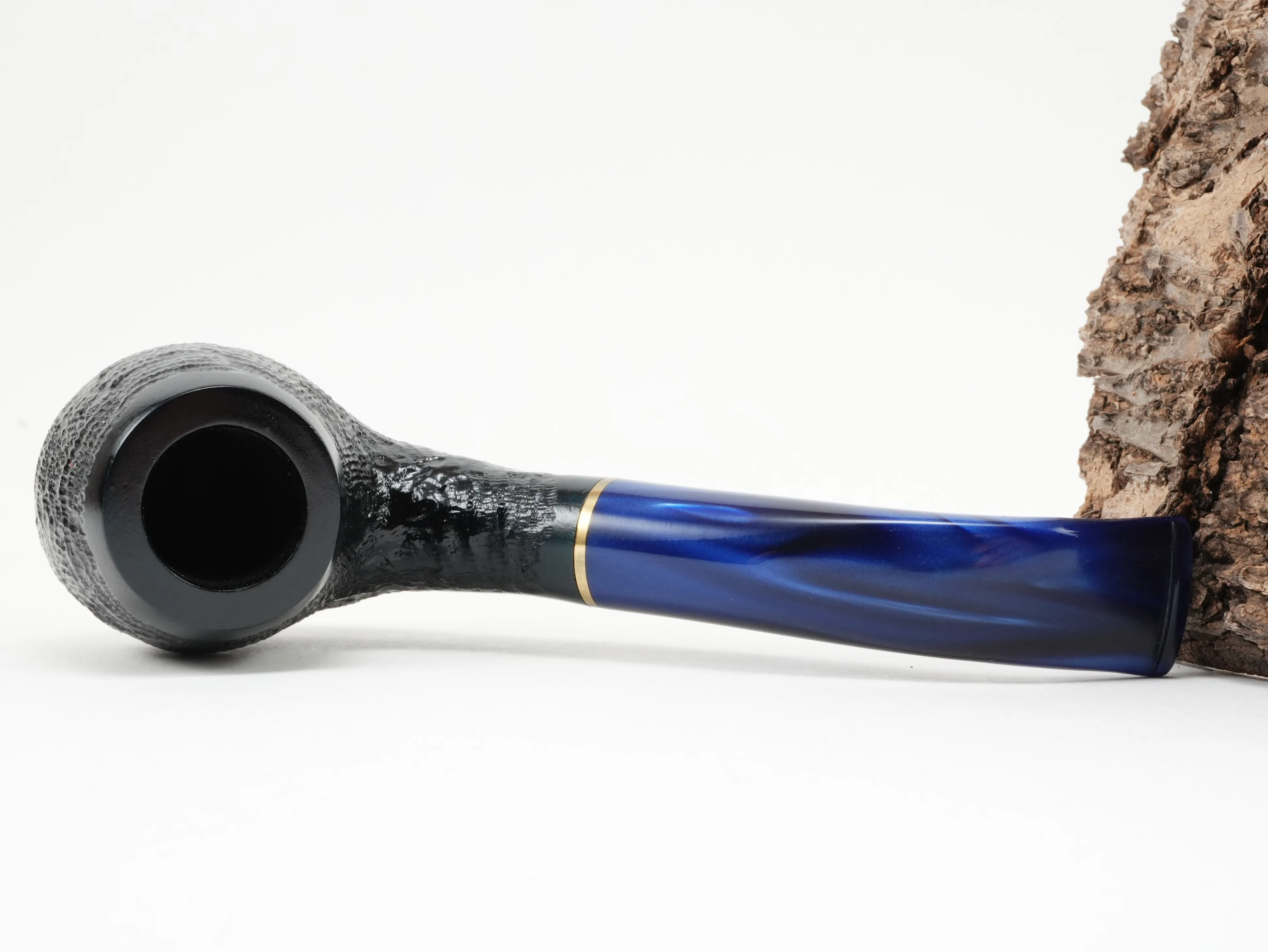 Angelo Pfeife schwarz-blau rustiziert 300612 – Produktbild 6