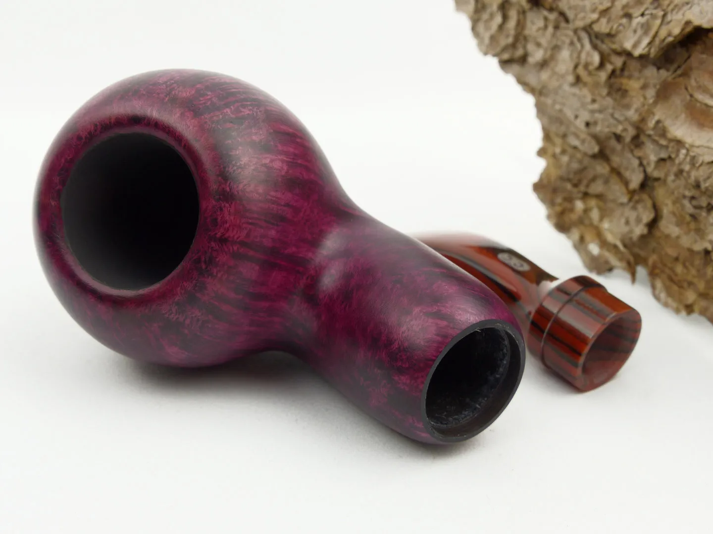 Chacom Reverse Calabash Pfeife violett – Produktbild 8
