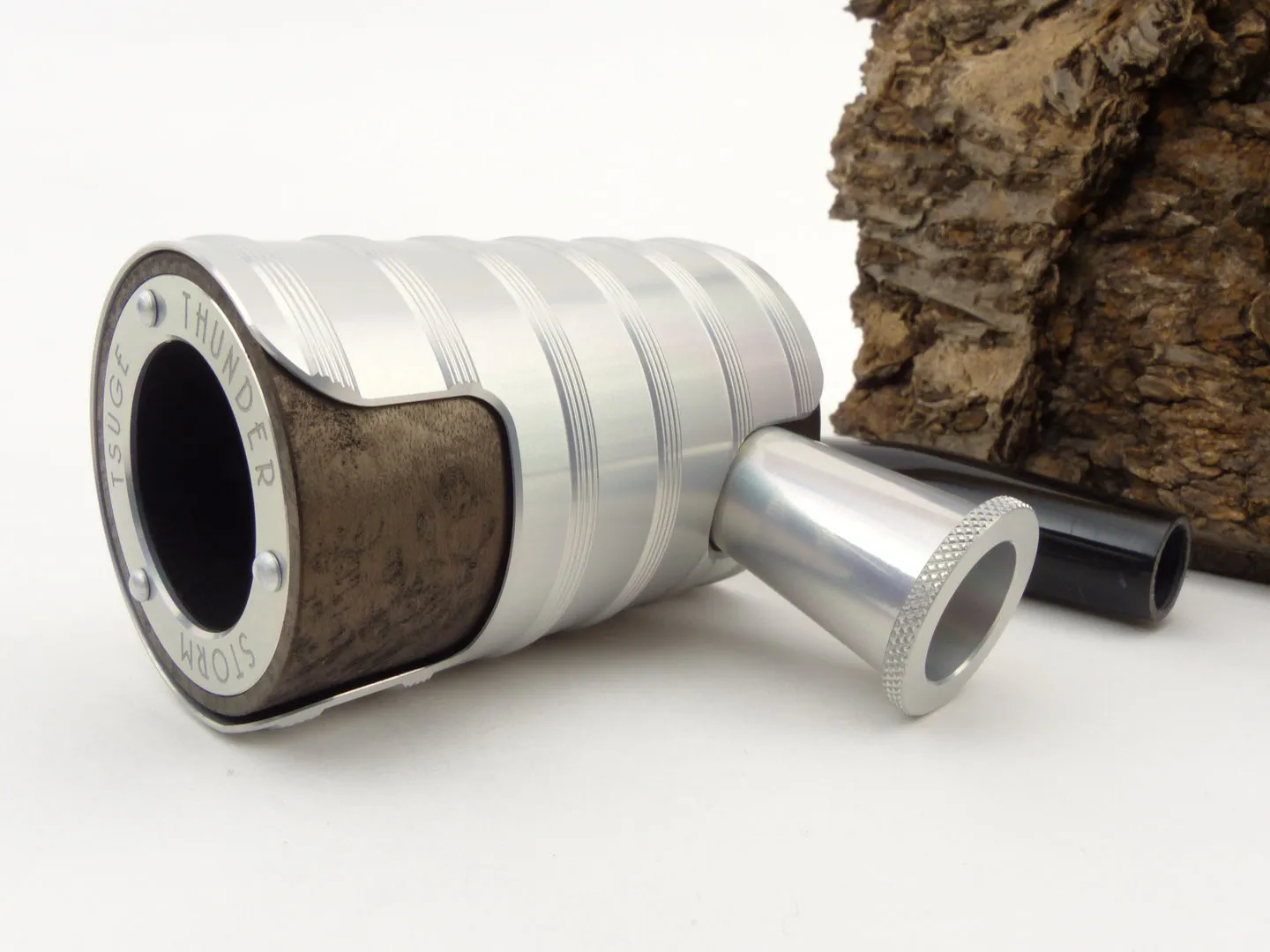 Tsuge Pfeife Thunderstorm silber Filter – Produktbild 9