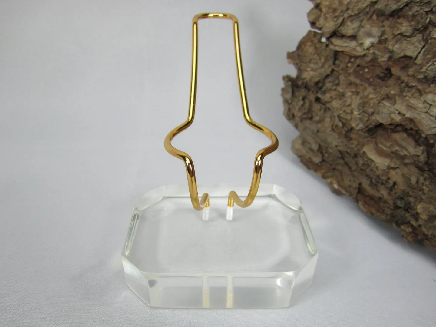 Pfeifenständer transparent Acryl & Messing – Produktbild 4