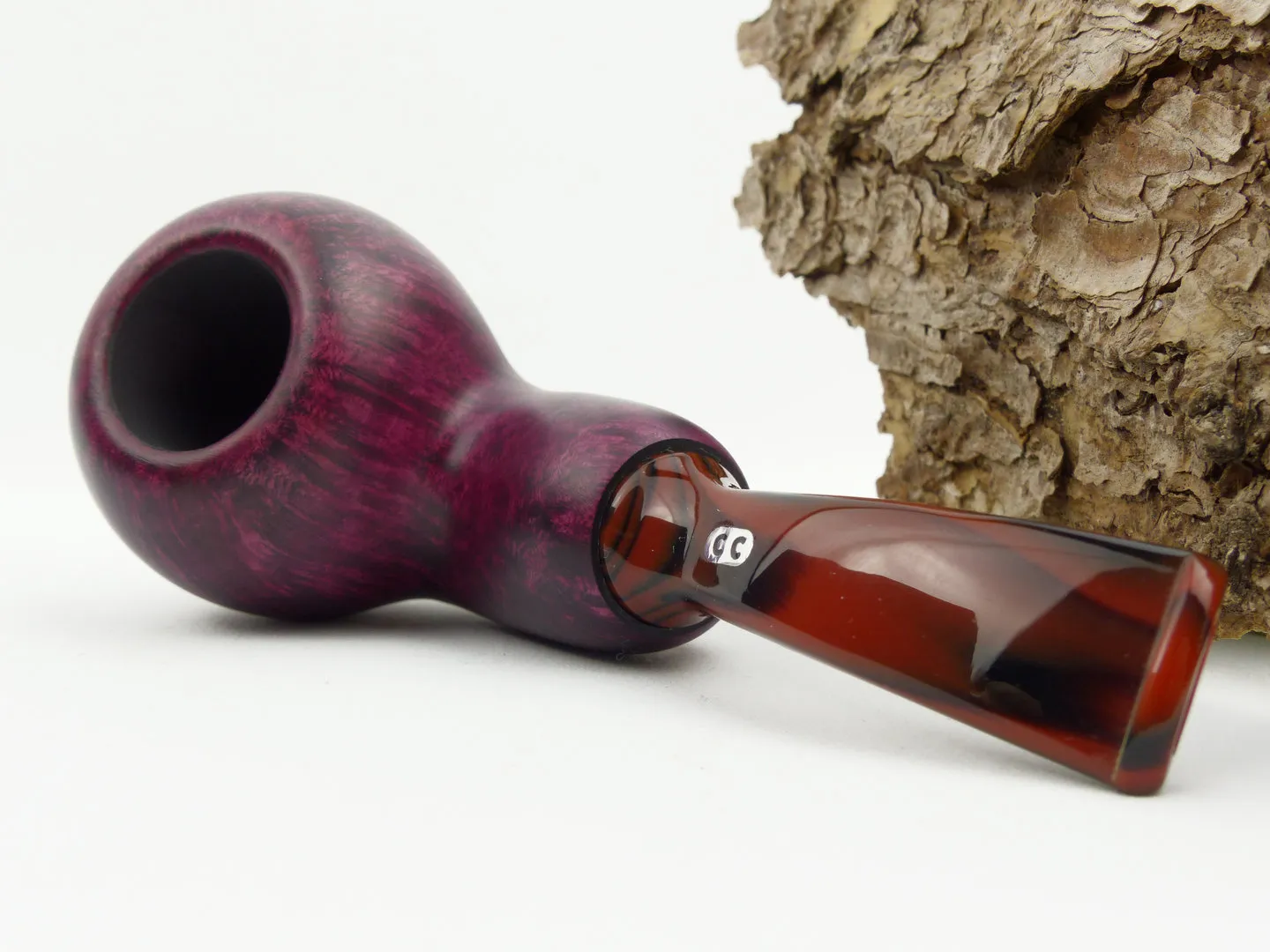 Chacom Reverse Calabash Pfeife violett – Produktbild 5