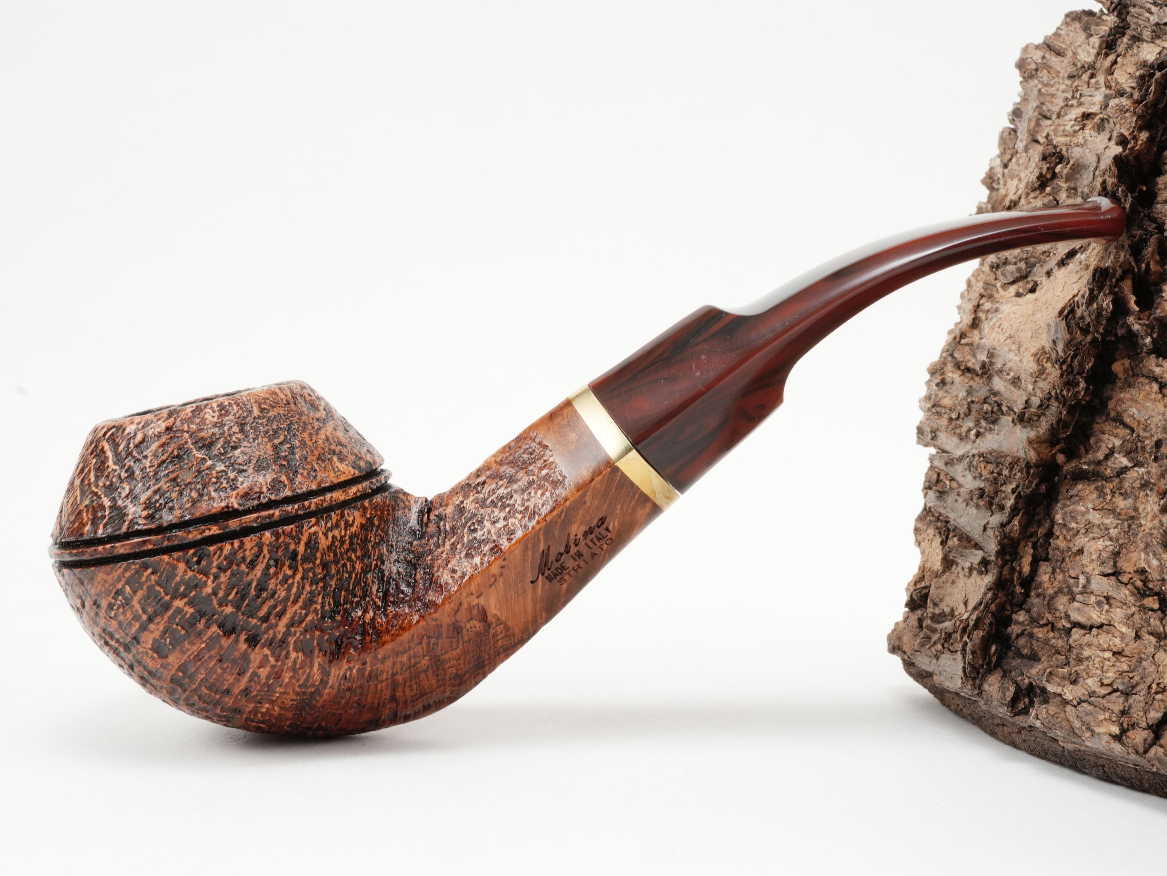 Molina Striato Pfeife sand braun 5