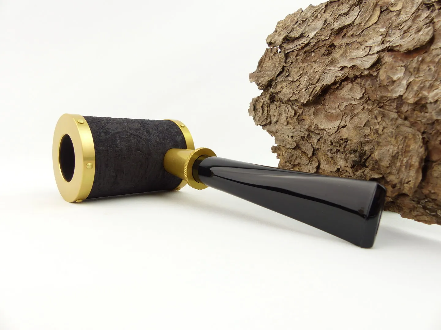 Tsuge Pfeife Yoroi sand gold Filter – Produktbild 5