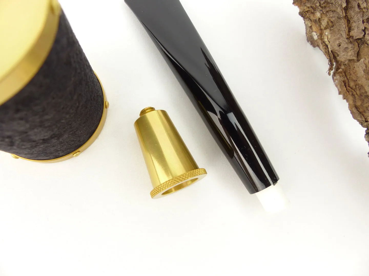 Tsuge Pfeife Yoroi sand gold Filter – Produktbild 10